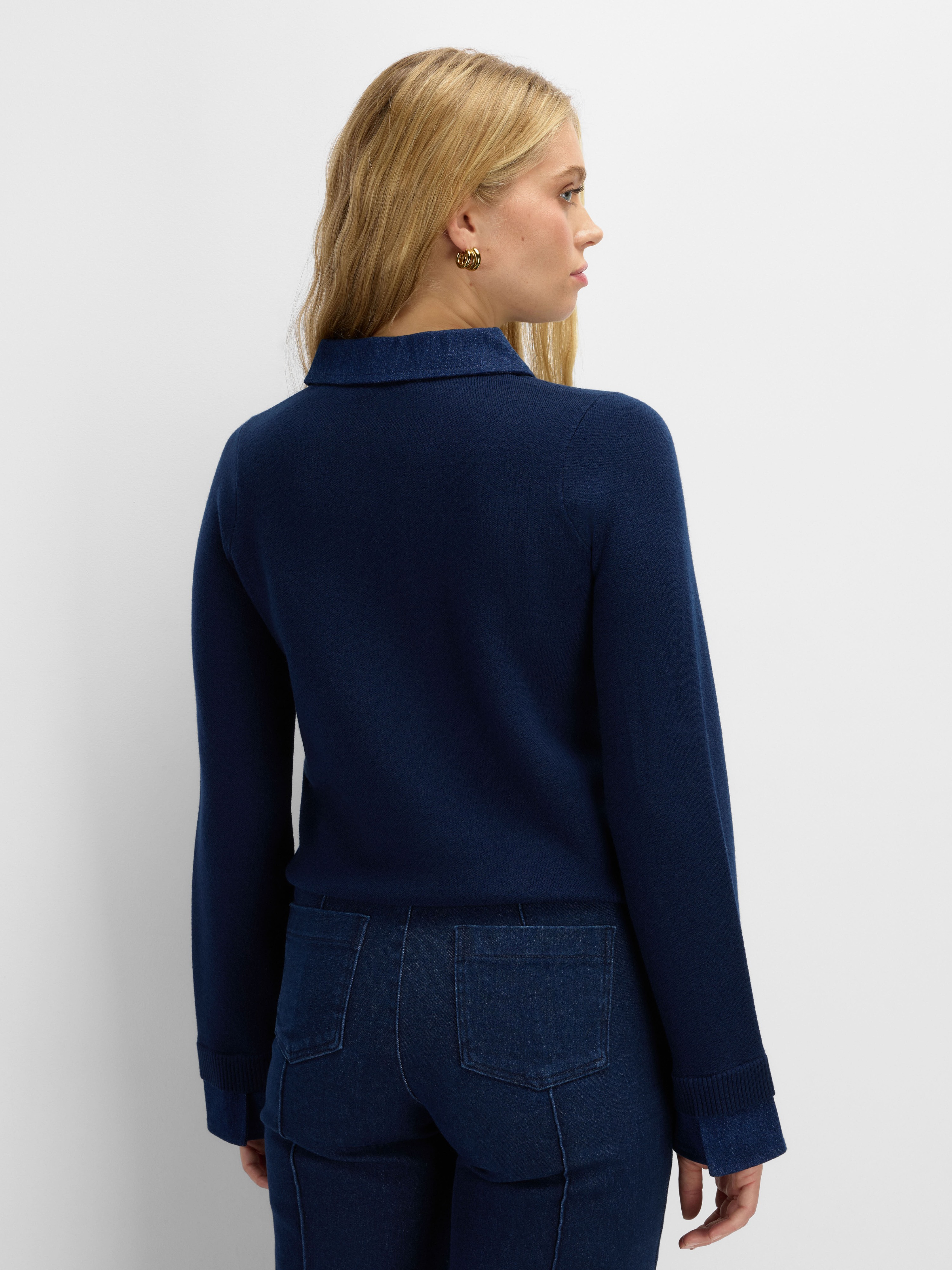 Ravntind Knitted Sweater Woman Blue Ink