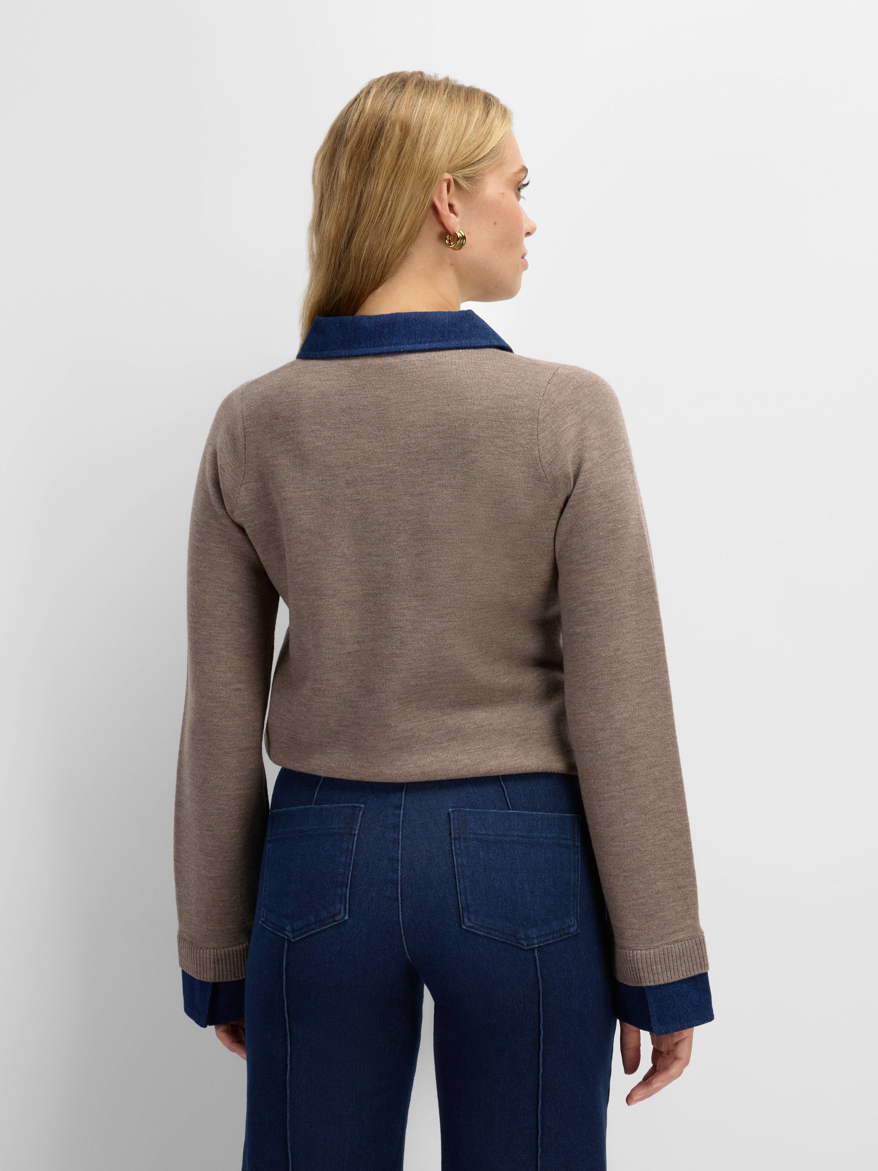 Ravntind Knitted Sweater Woman Walnut