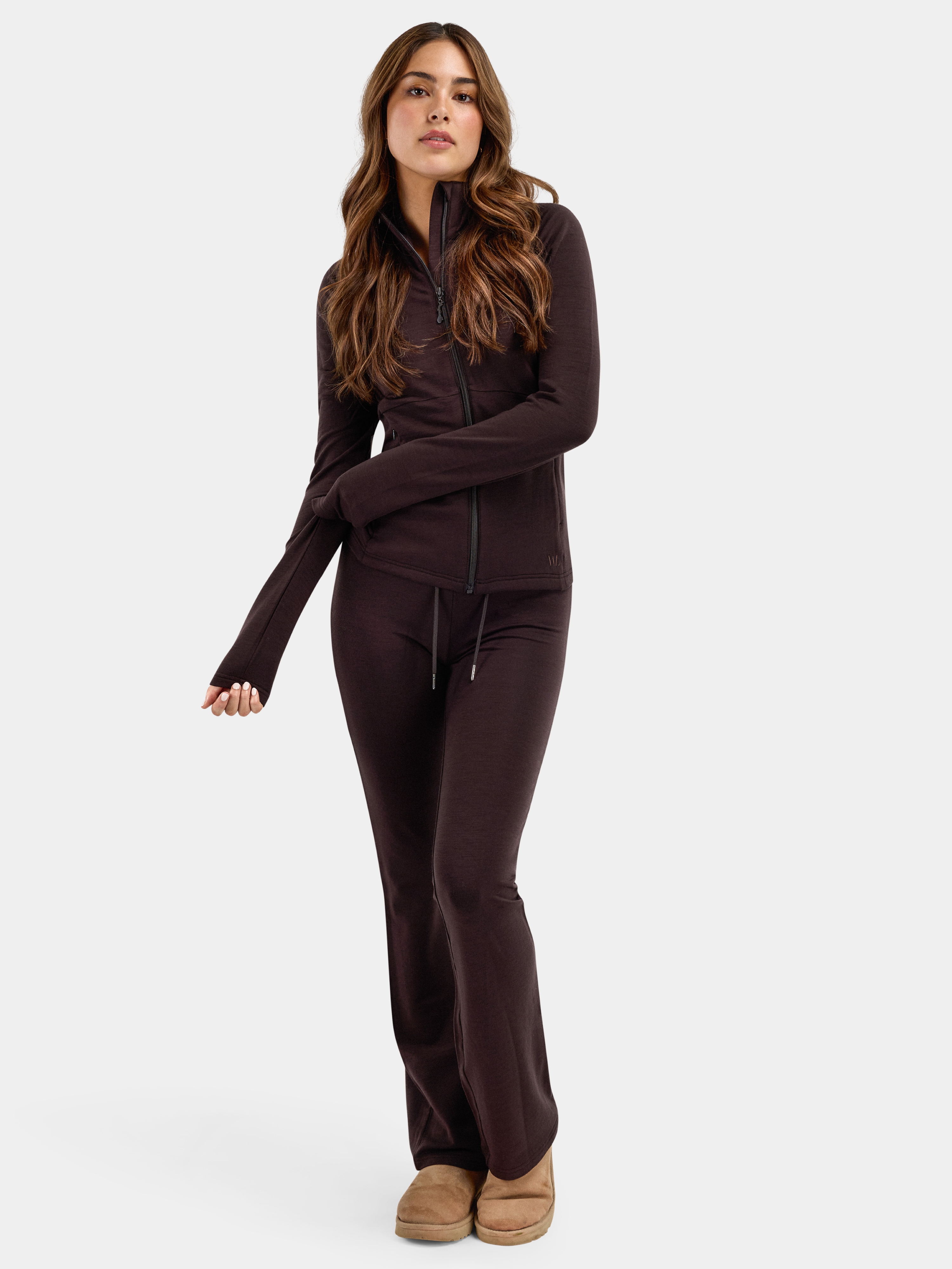 Slogen Wool Pant Dark Brown