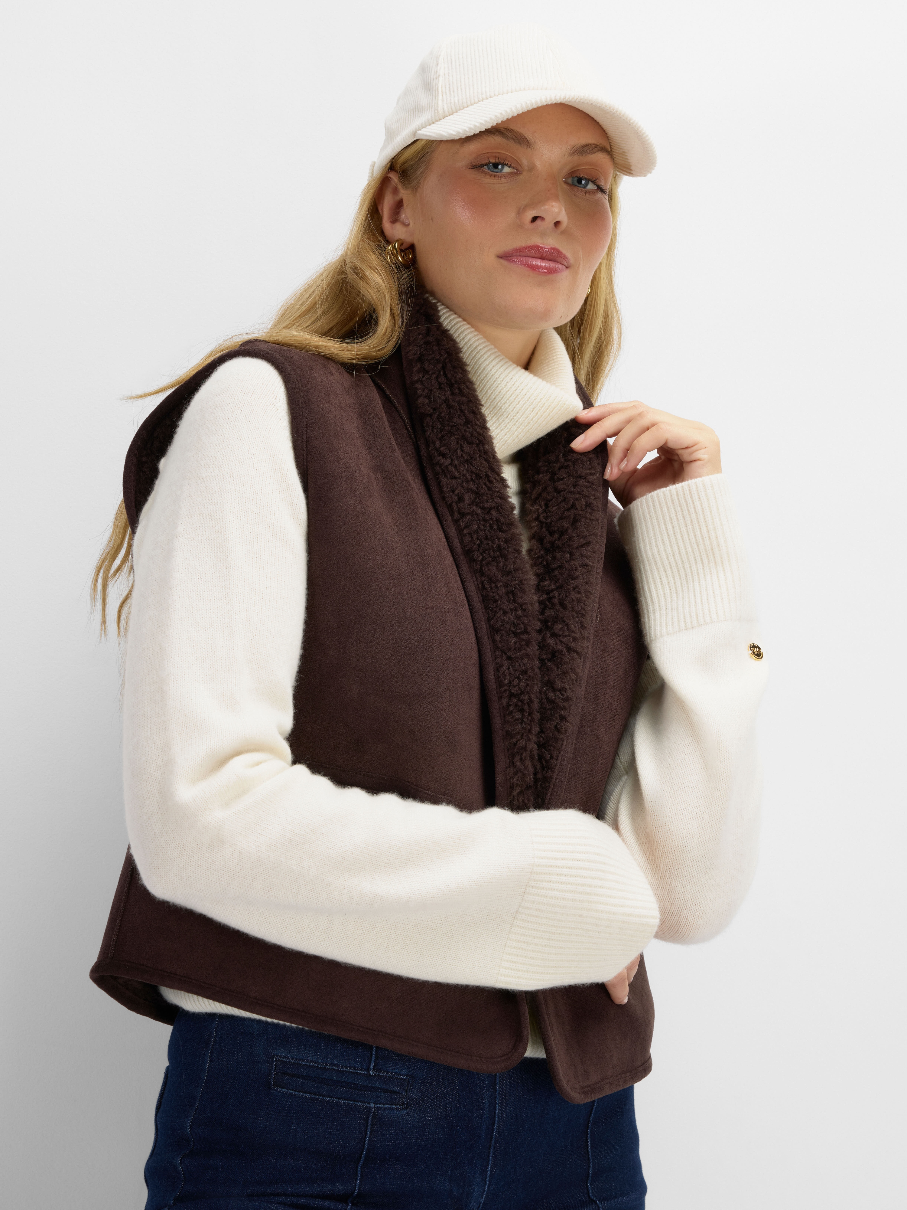 Solbakken Vest Woman Mocca