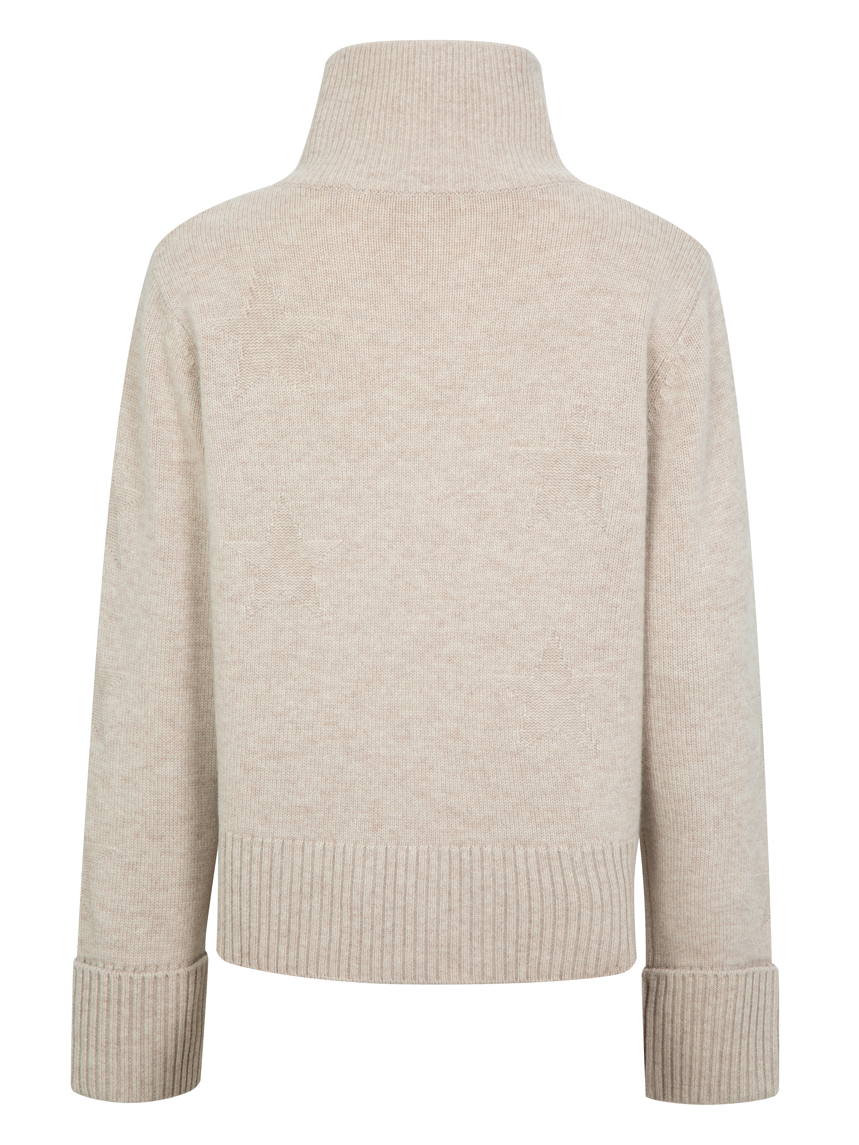 Sørtoppen Cashmere Half-zip Sweater Latte