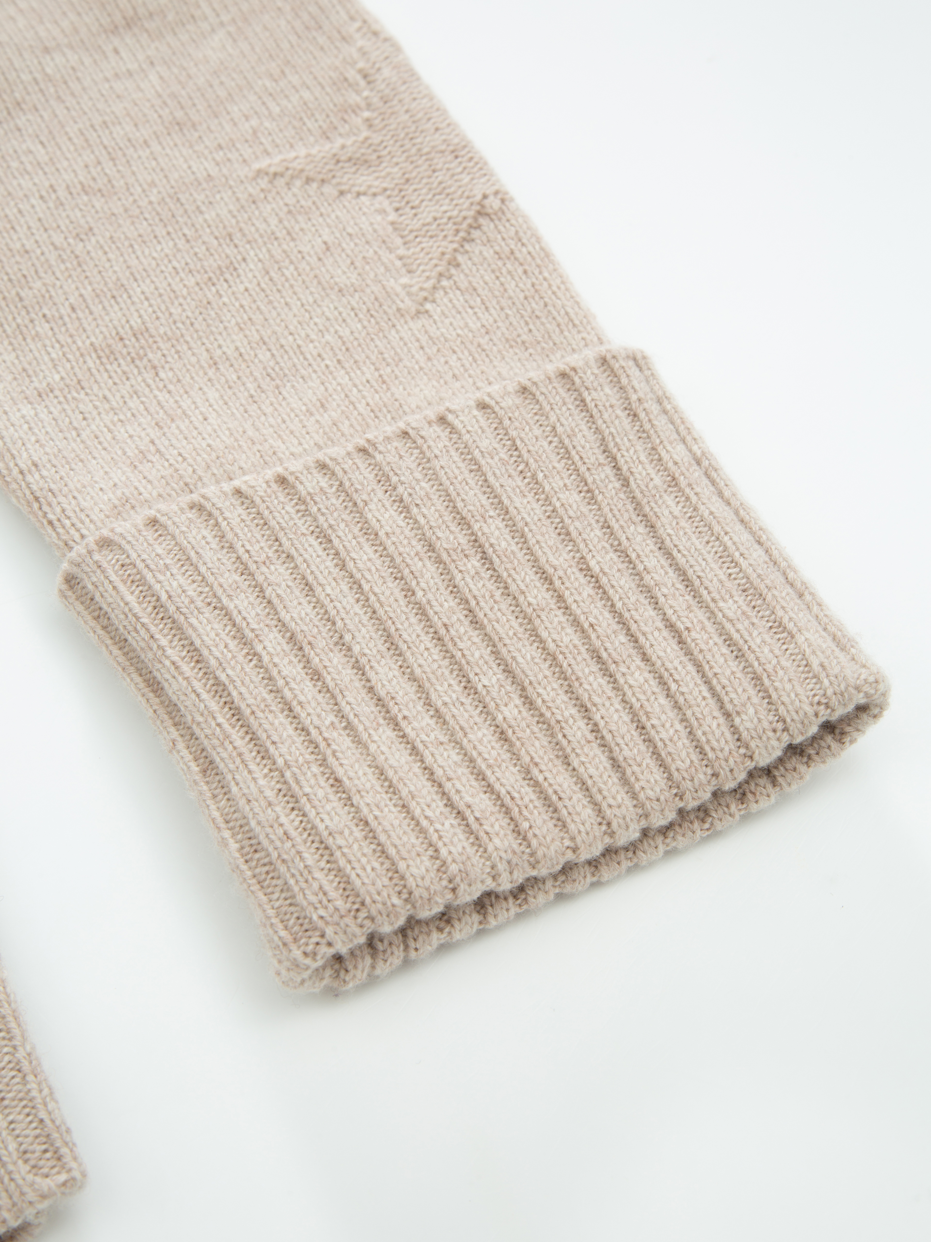 Sørtoppen Cashmere Half-zip Sweater Latte