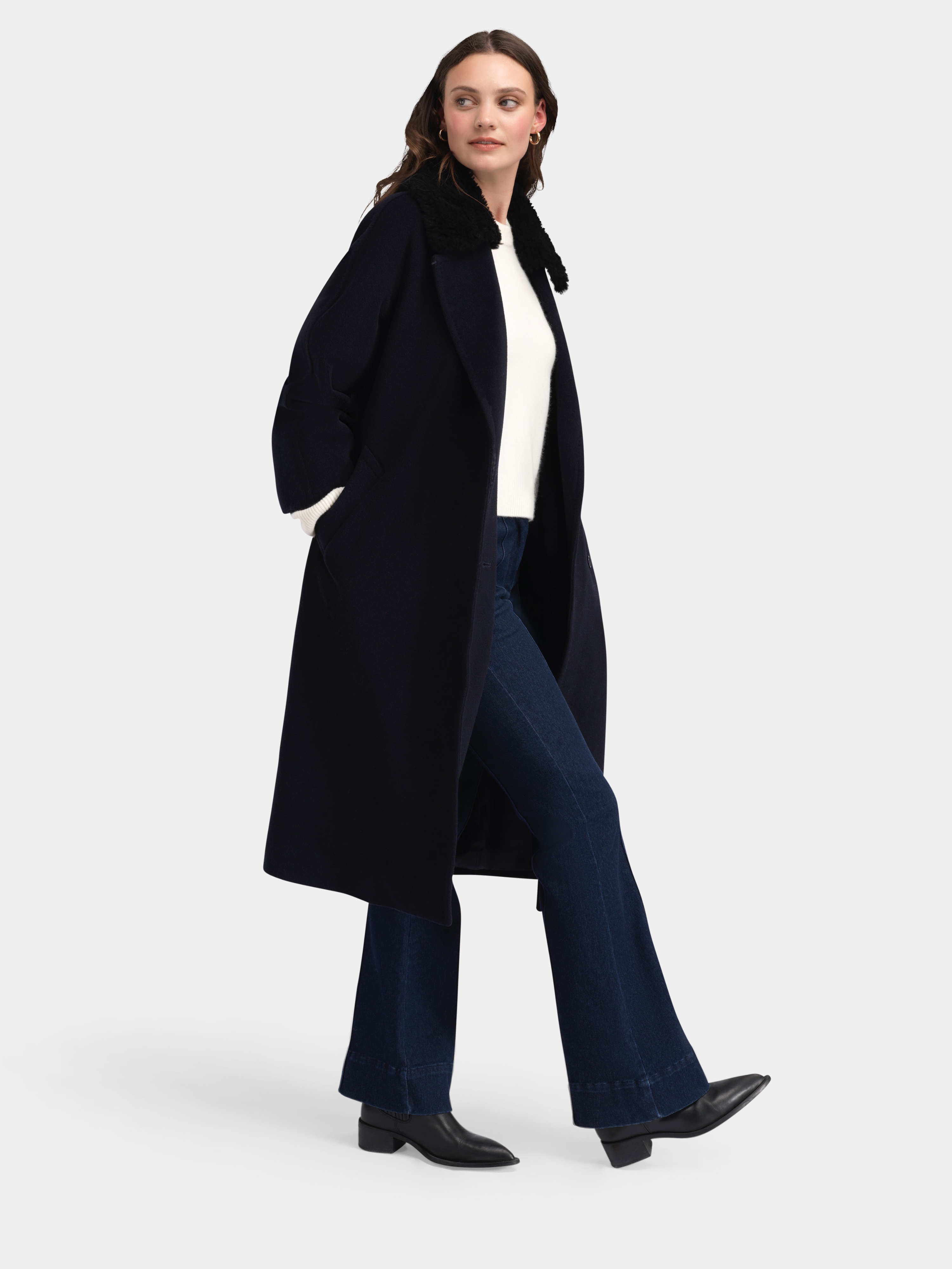 Stetind Wool Coat  Blue