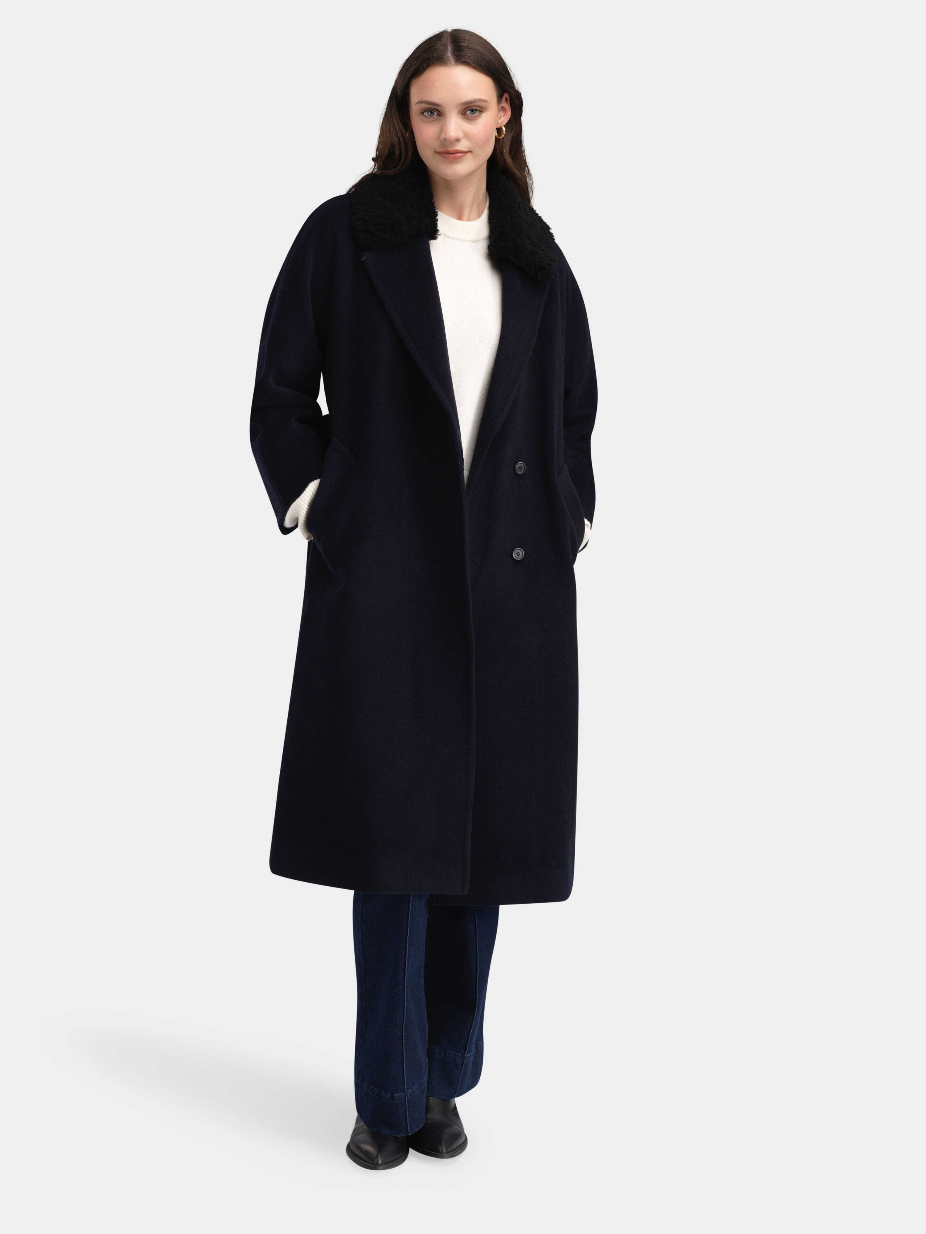 Stetind Wool Coat  Blue