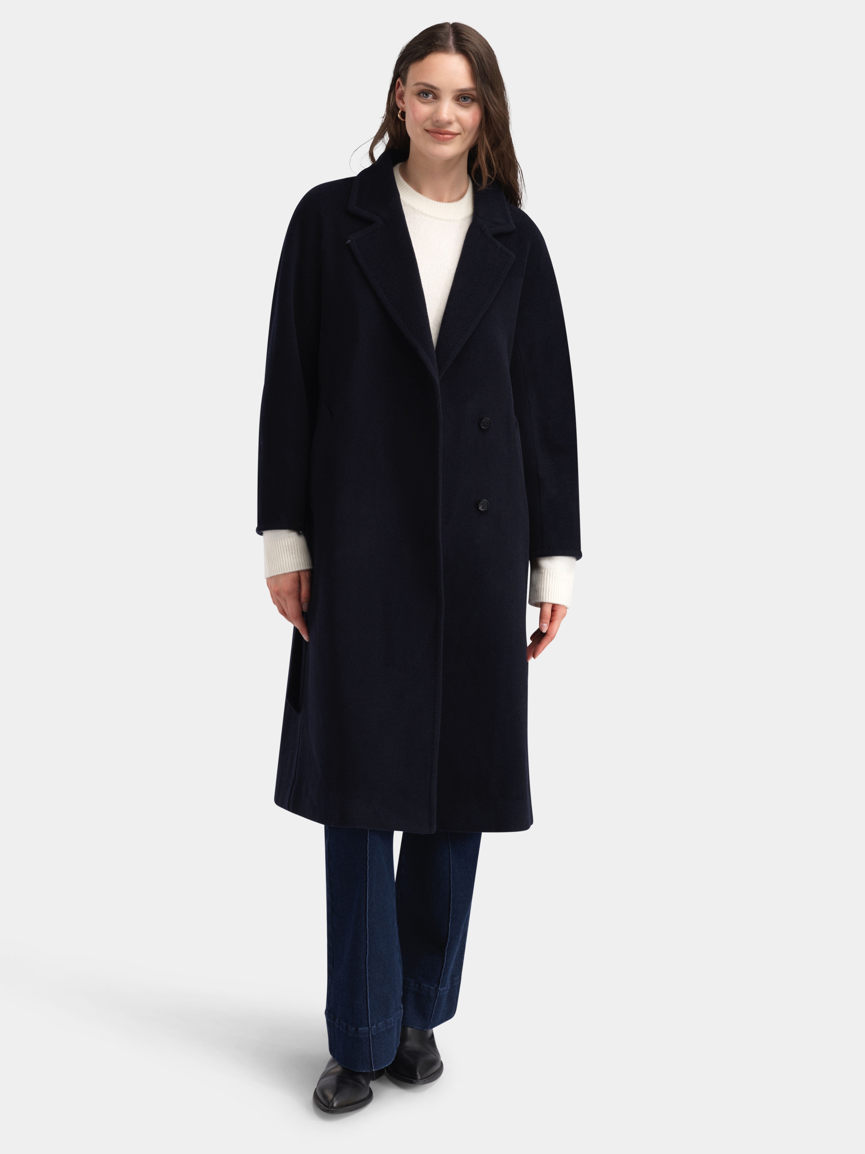 Stetind Wool Coat  Blue