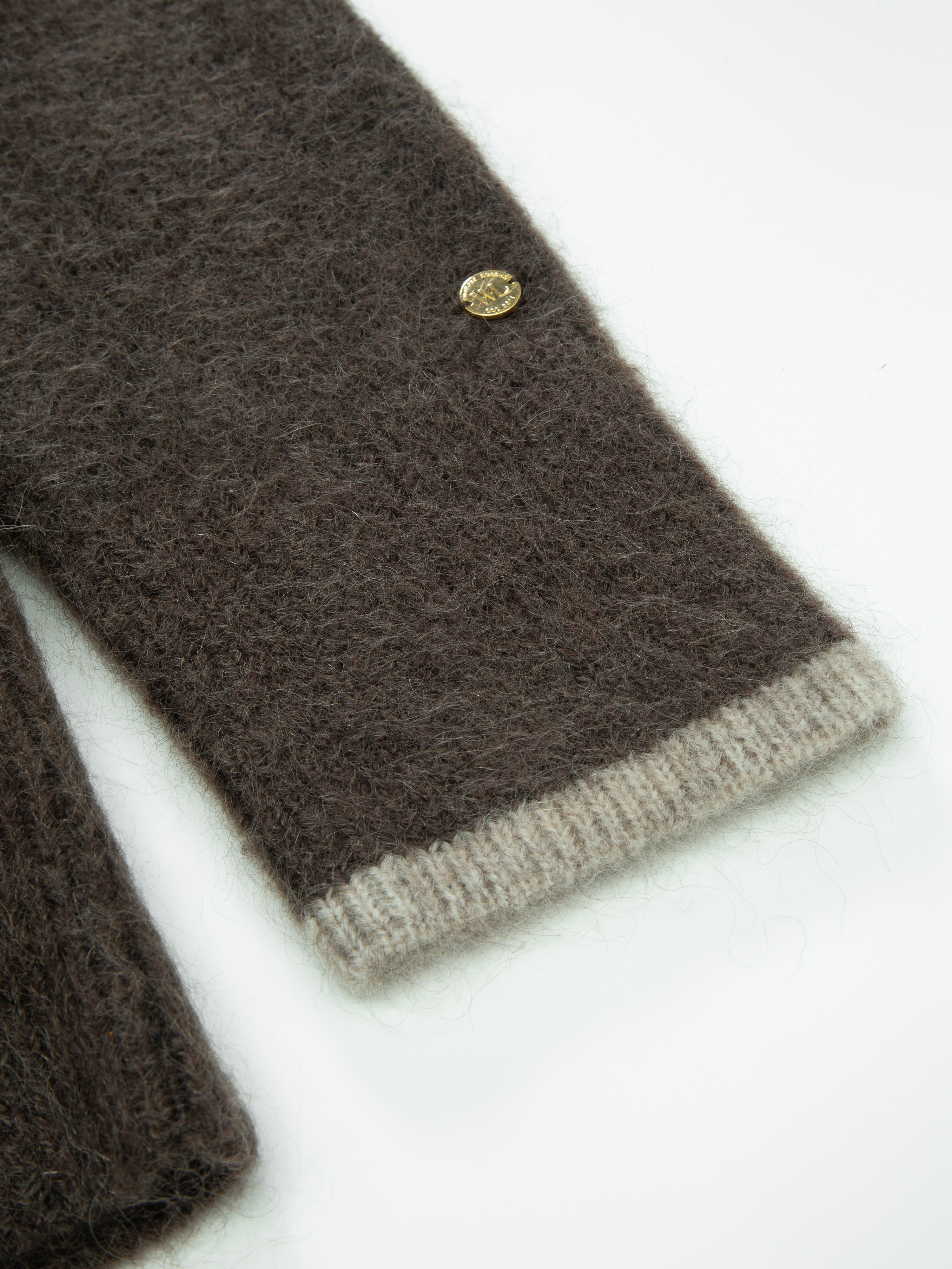Torghatten Knitted Sweater Woman Dark Brown
