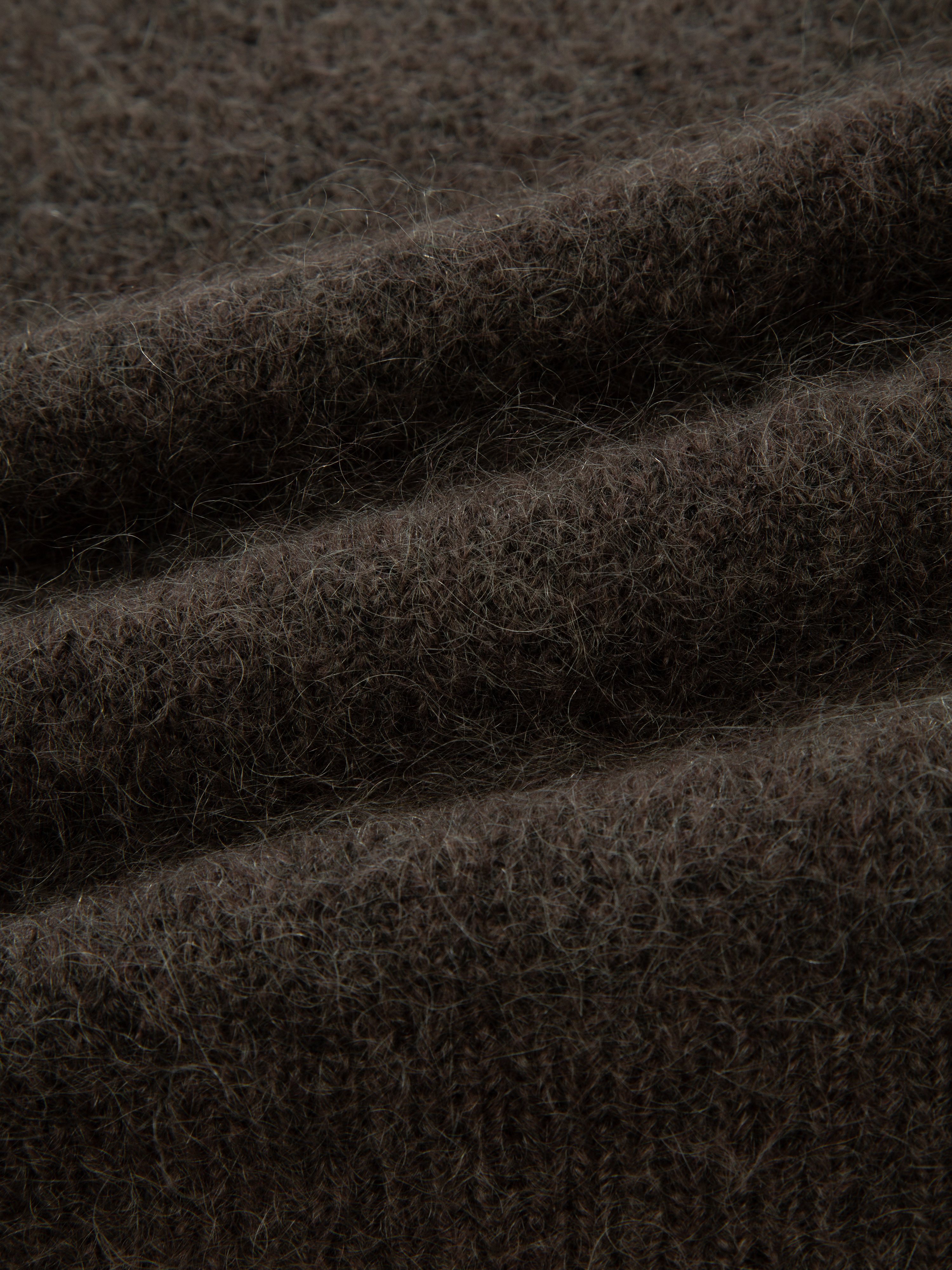 Torghatten Knitted Sweater Woman Dark Brown
