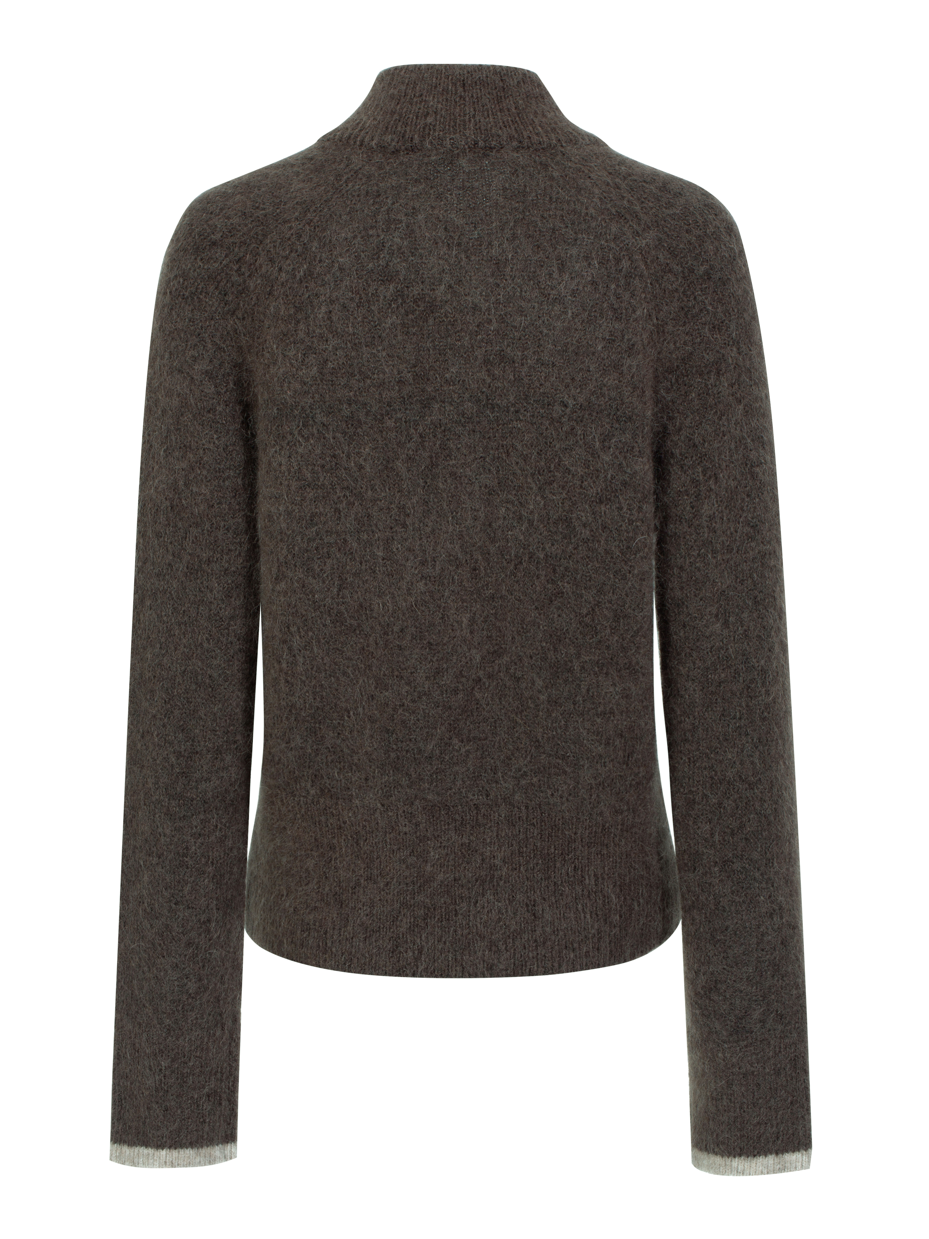 Torghatten Knitted Sweater Woman Dark Brown
