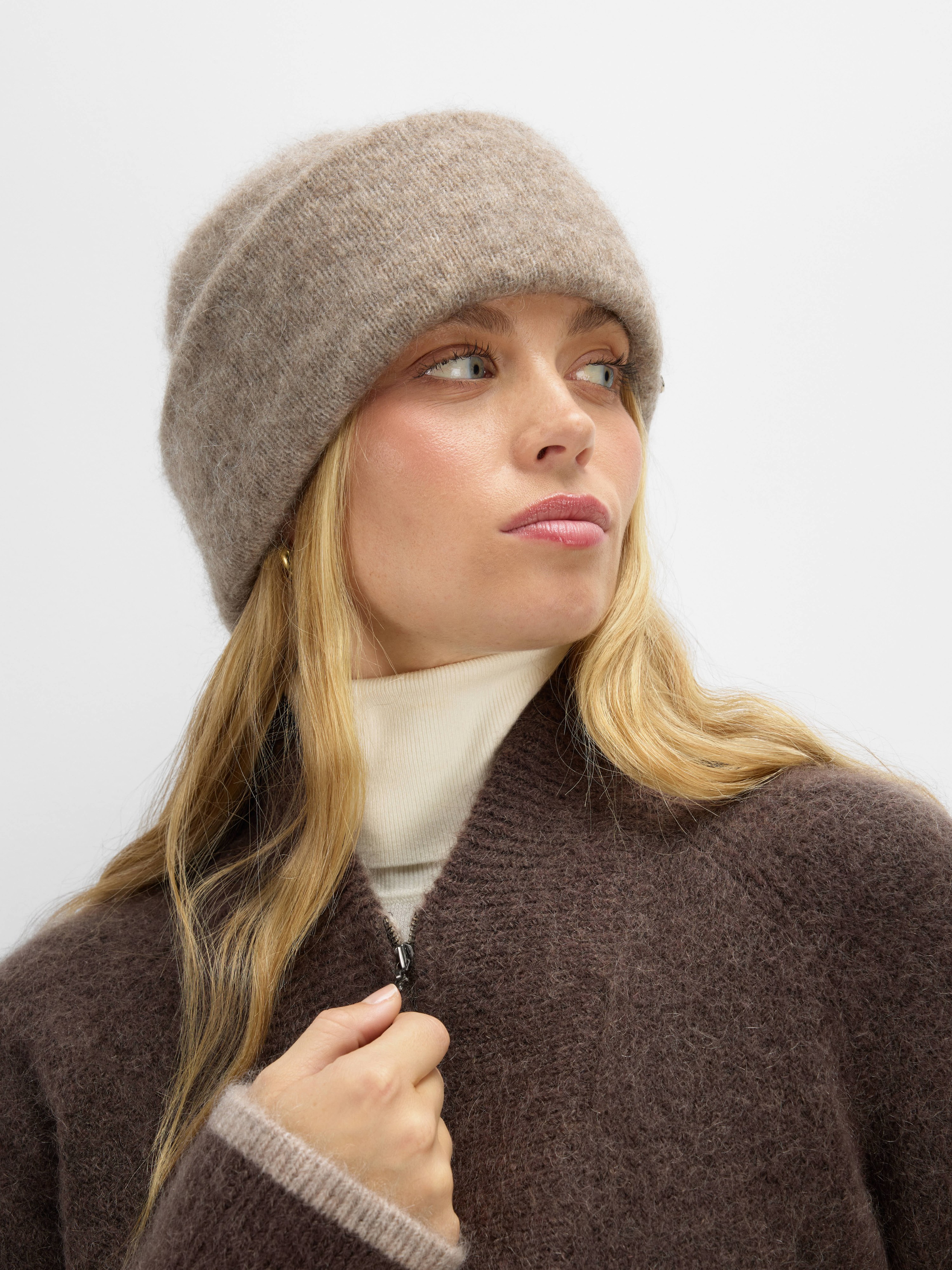 Torghatten Knitted Sweater Woman Dark Brown