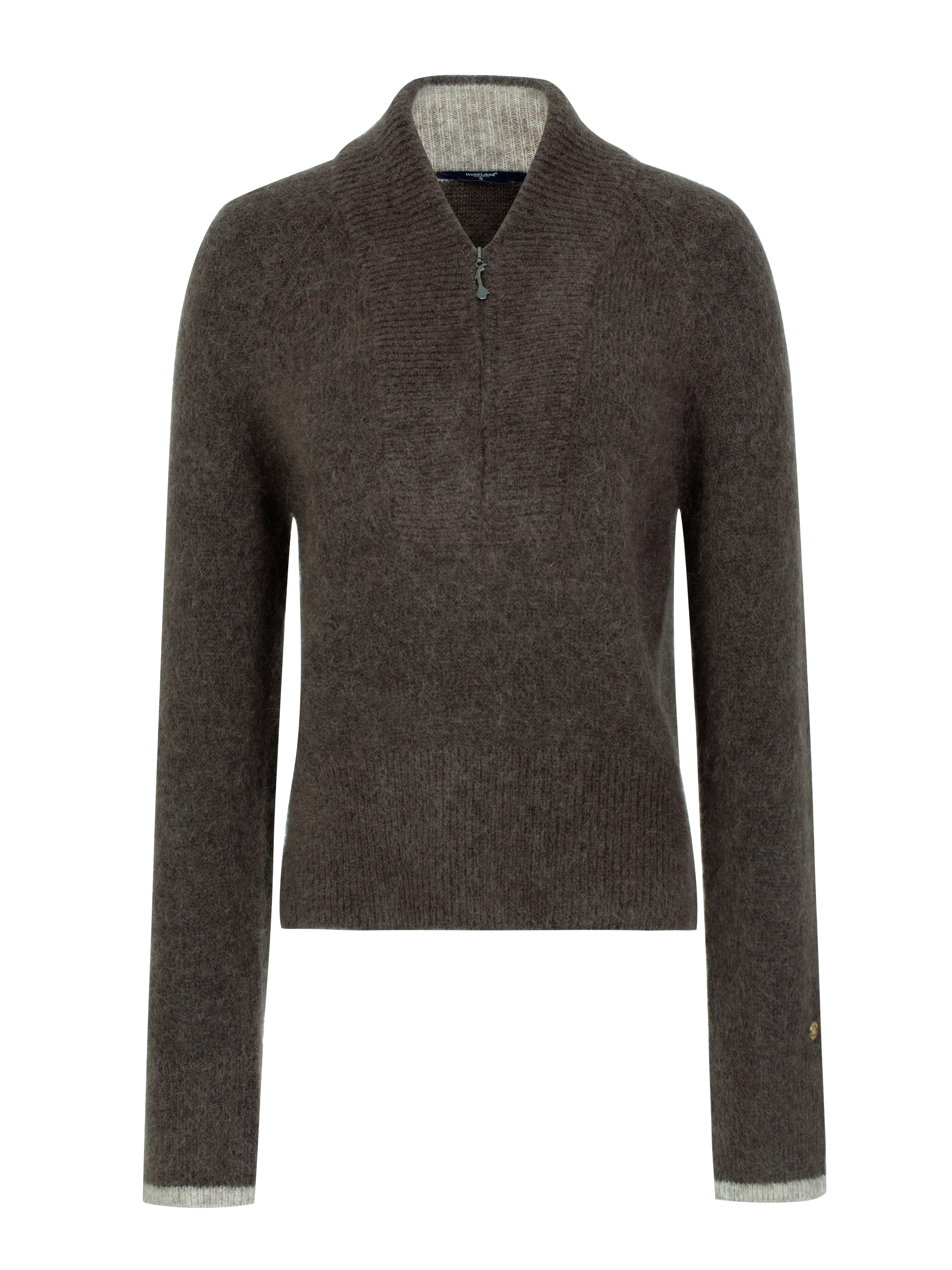Torghatten Knitted Sweater Woman Dark Brown