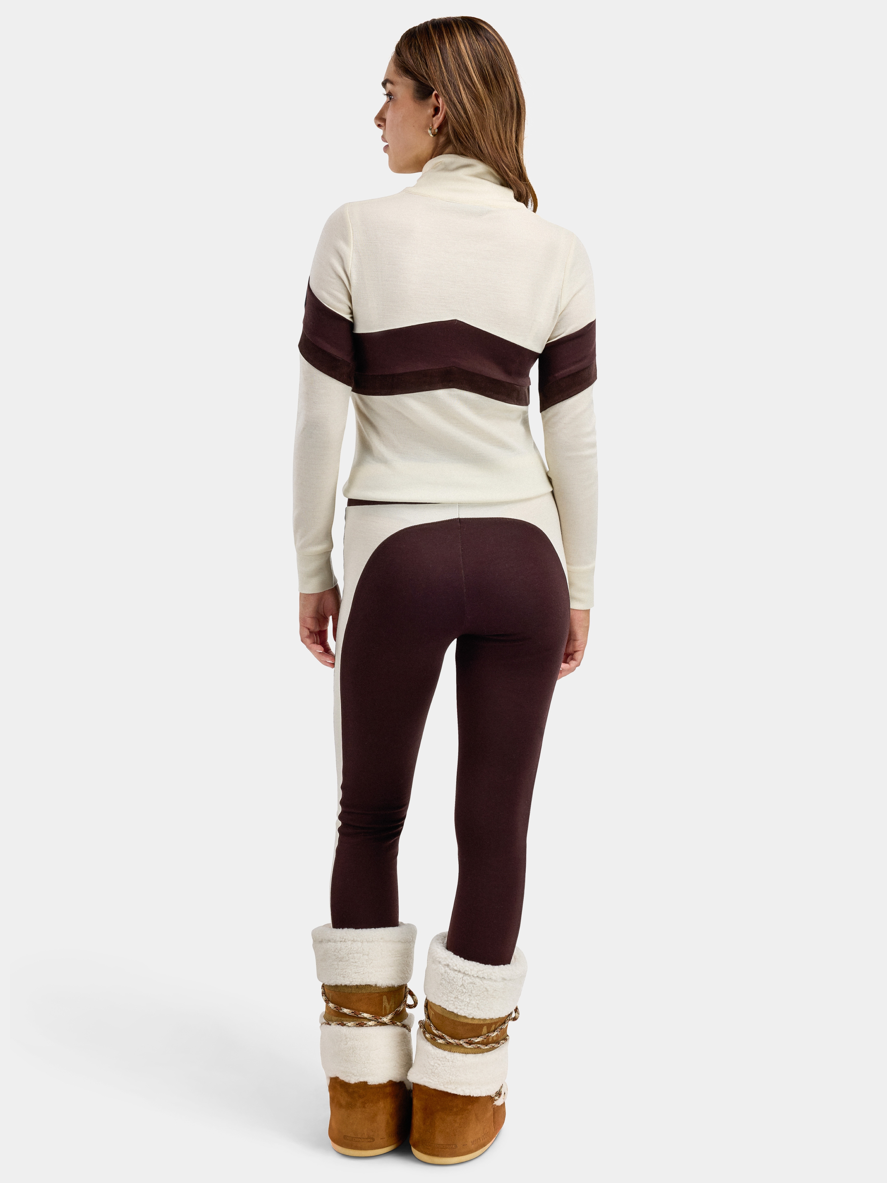 Vegglifjell Merino Tights Hot Fudge