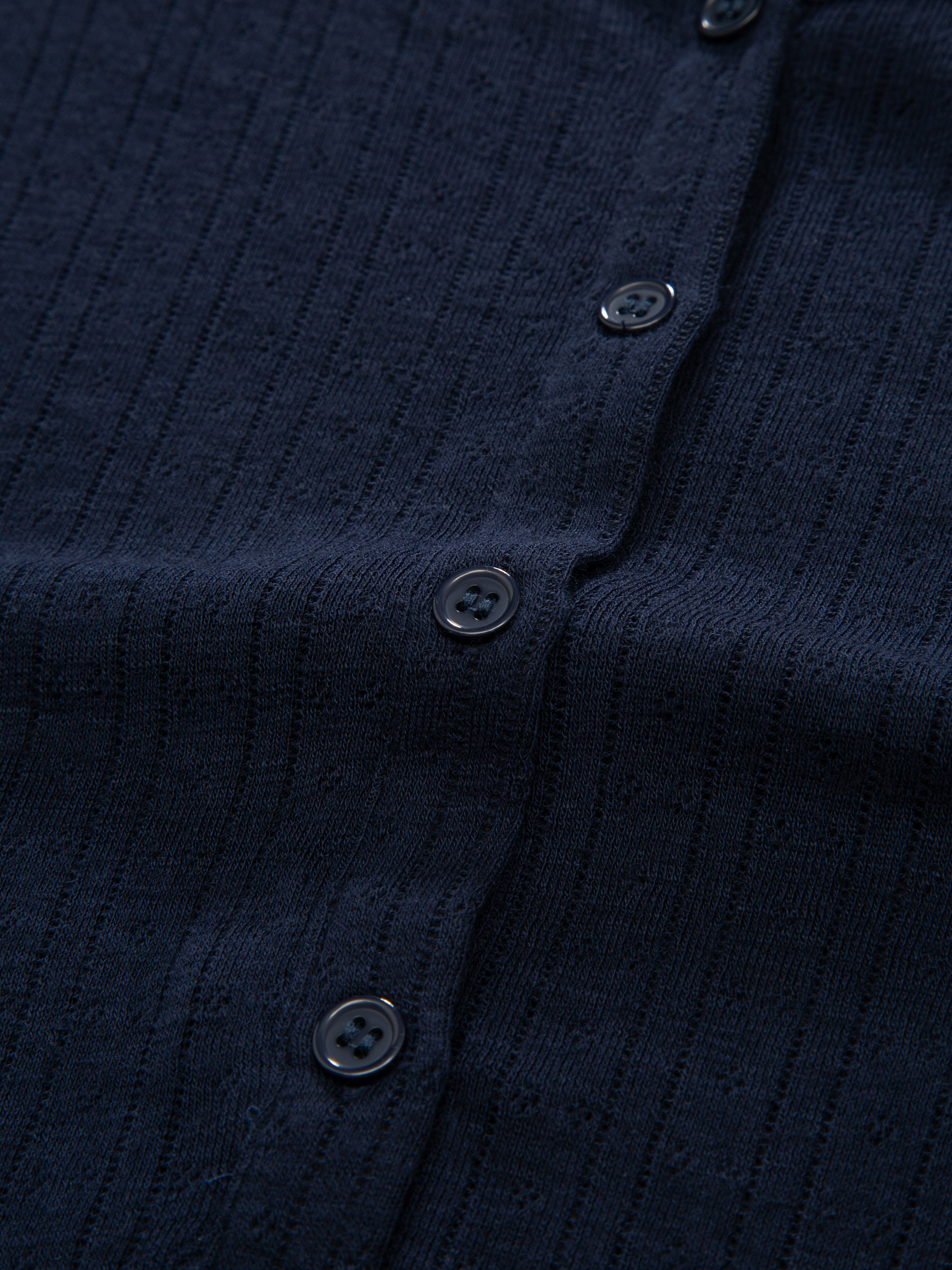 Visbretinden Pointelle Top Woman Blue