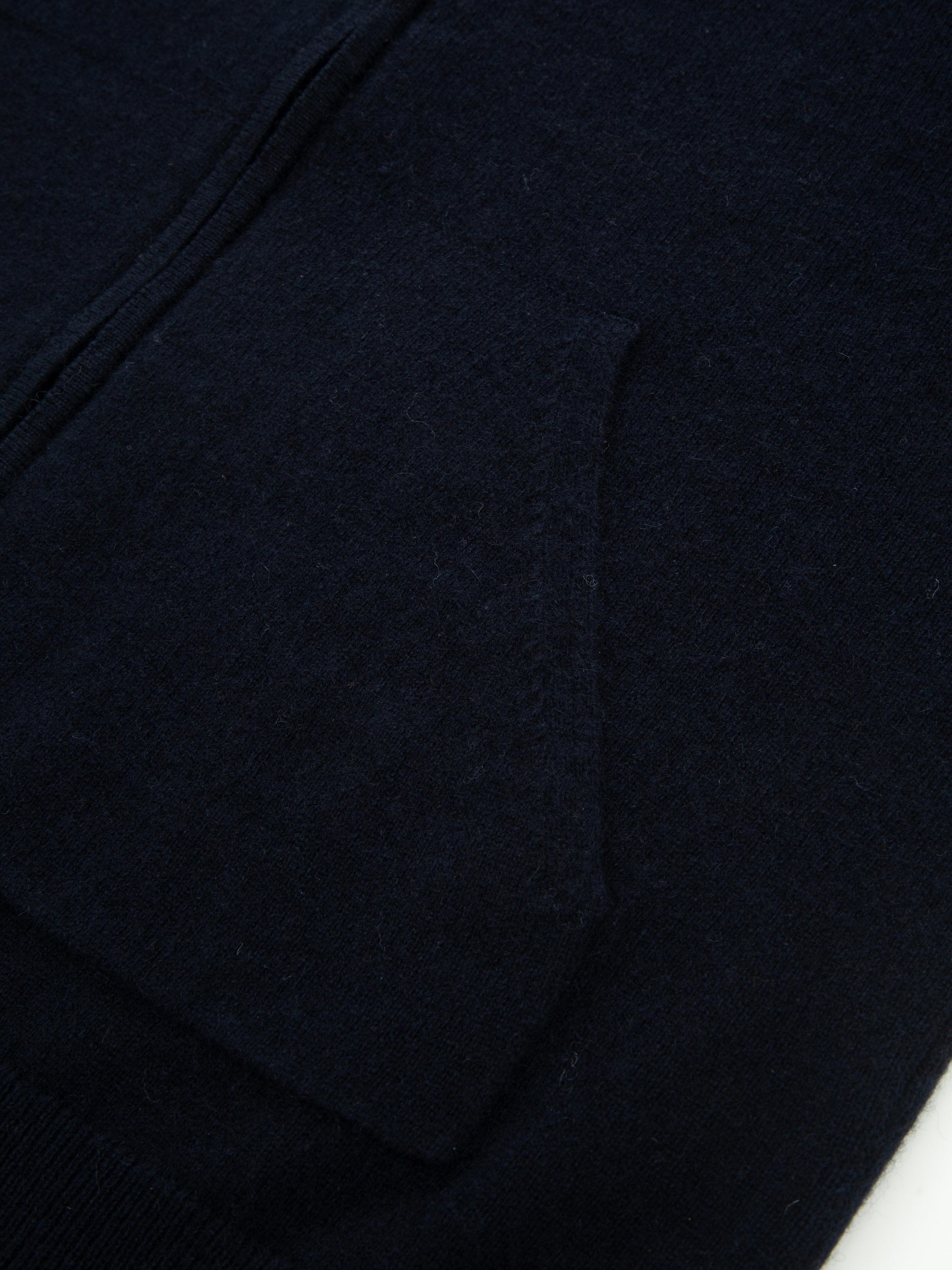 Grønli Cashmere Hood Jacket  Dark Blue