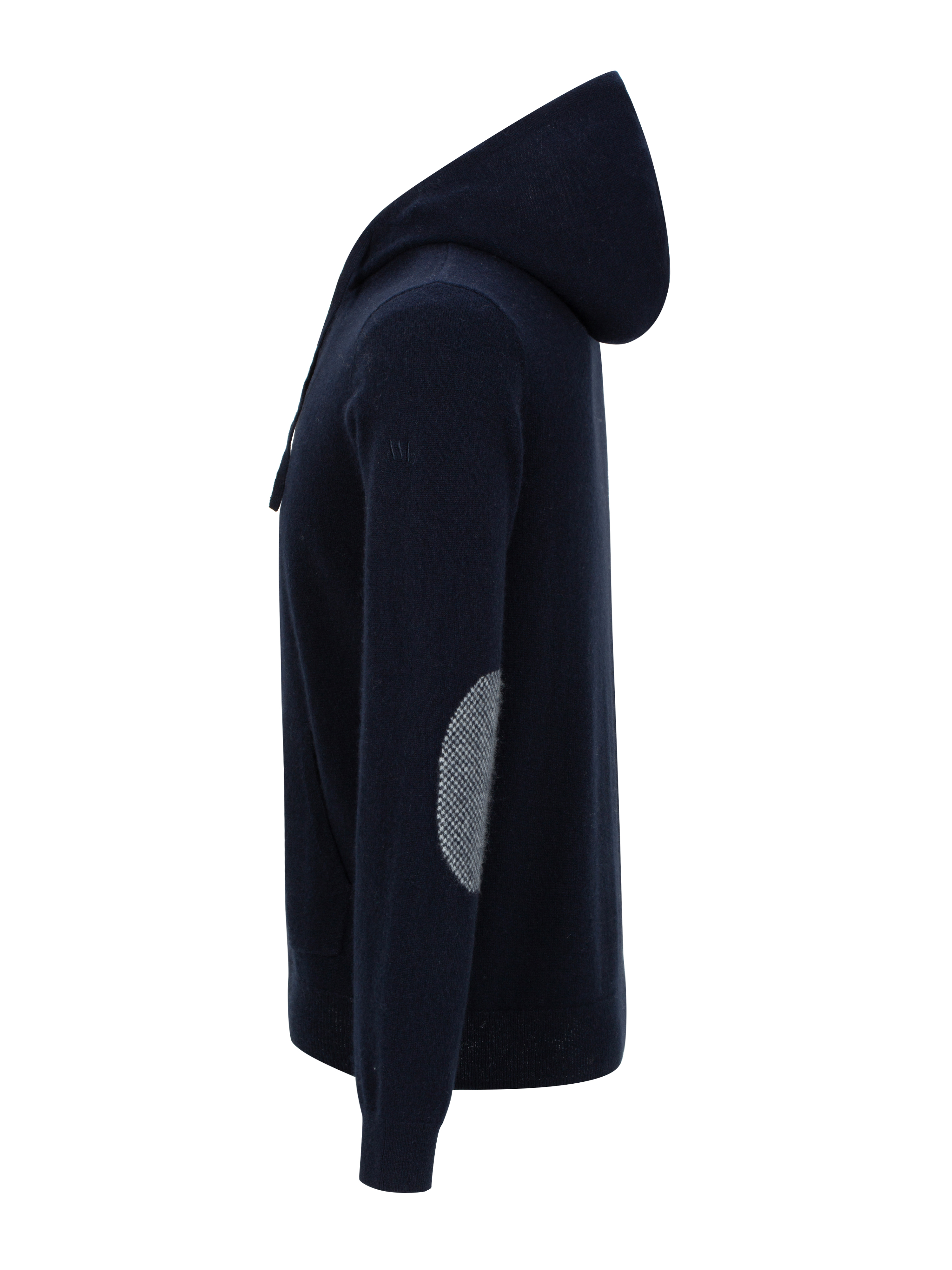 Grønli Cashmere Hood Jacket  Dark Blue