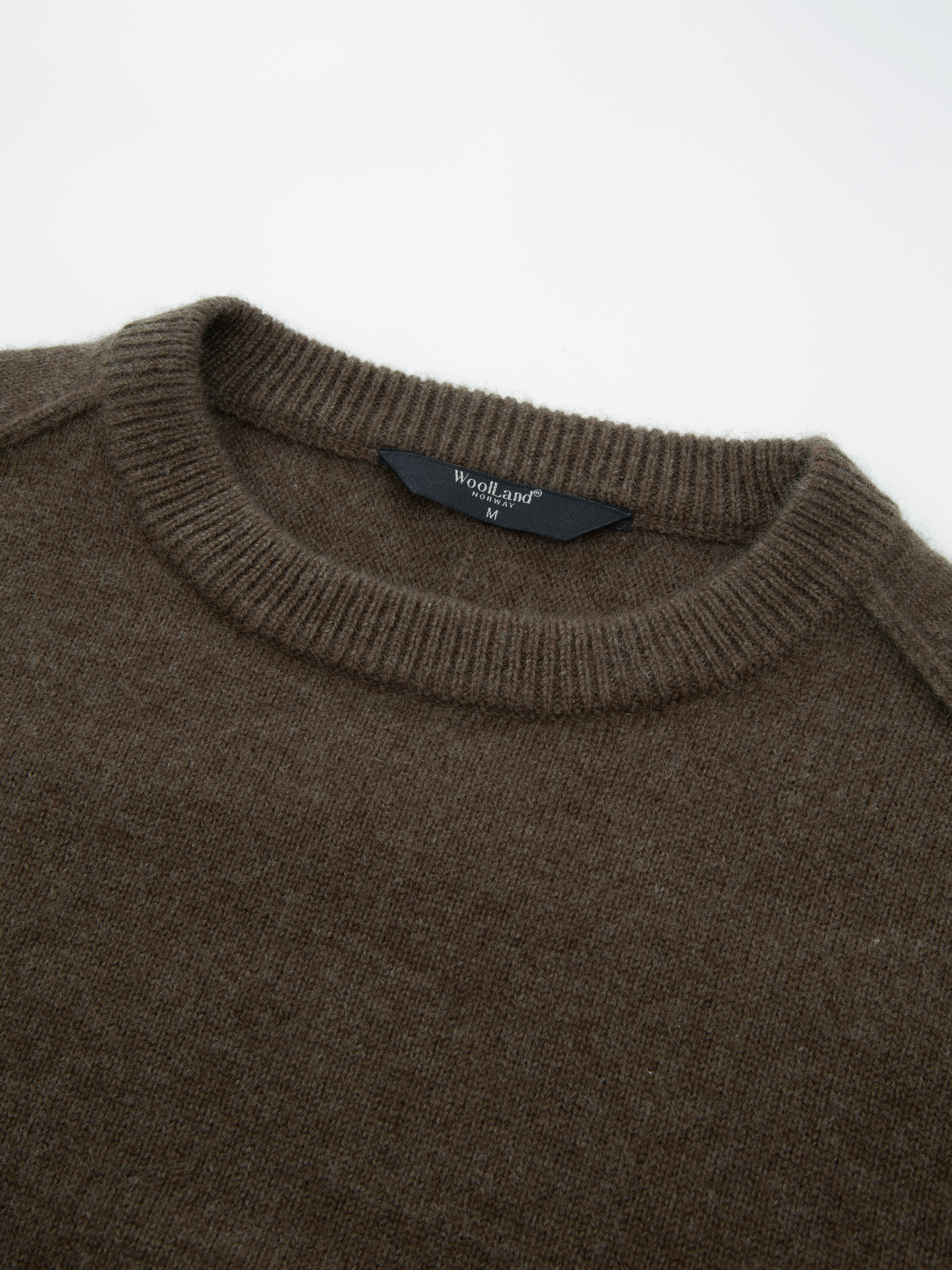 Grønli Cashmere Sweater  Dark Brown Melange