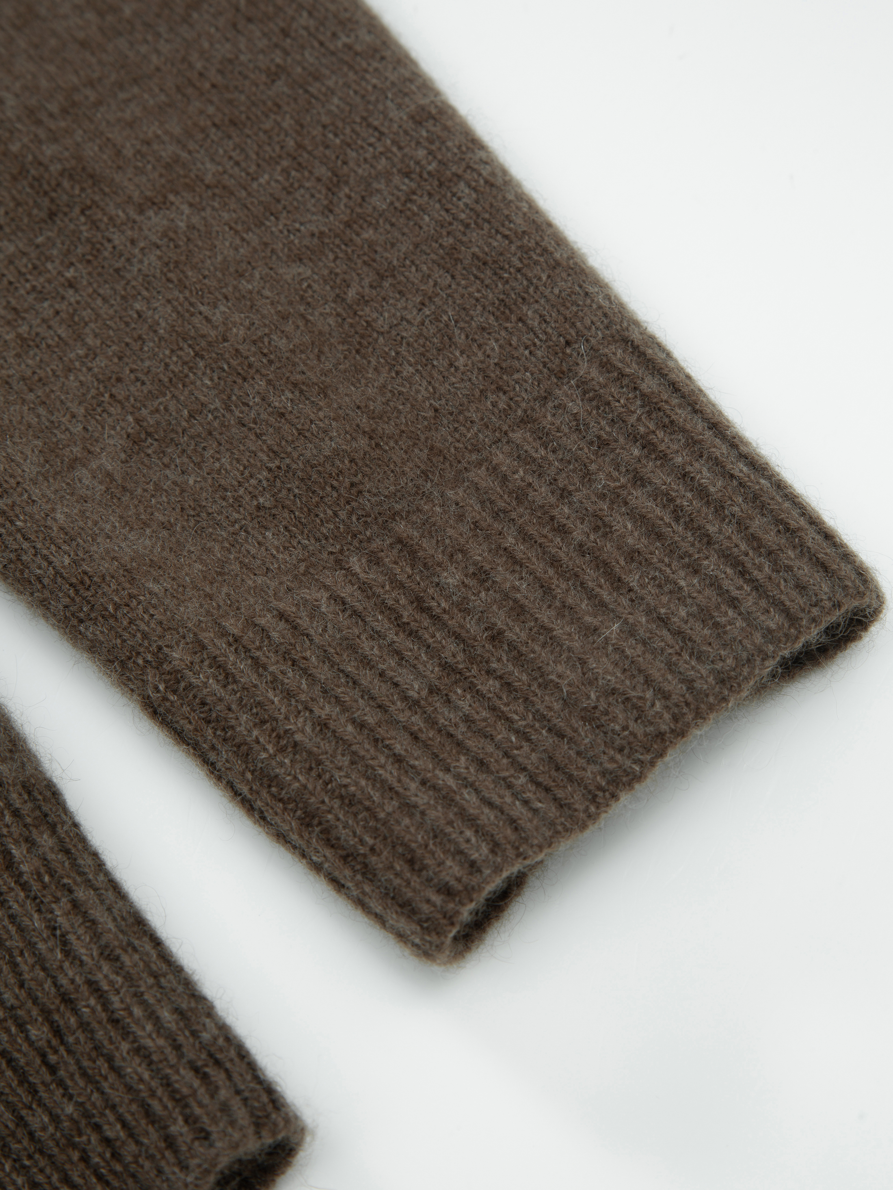 Grønli Cashmere Sweater  Dark Brown Melange