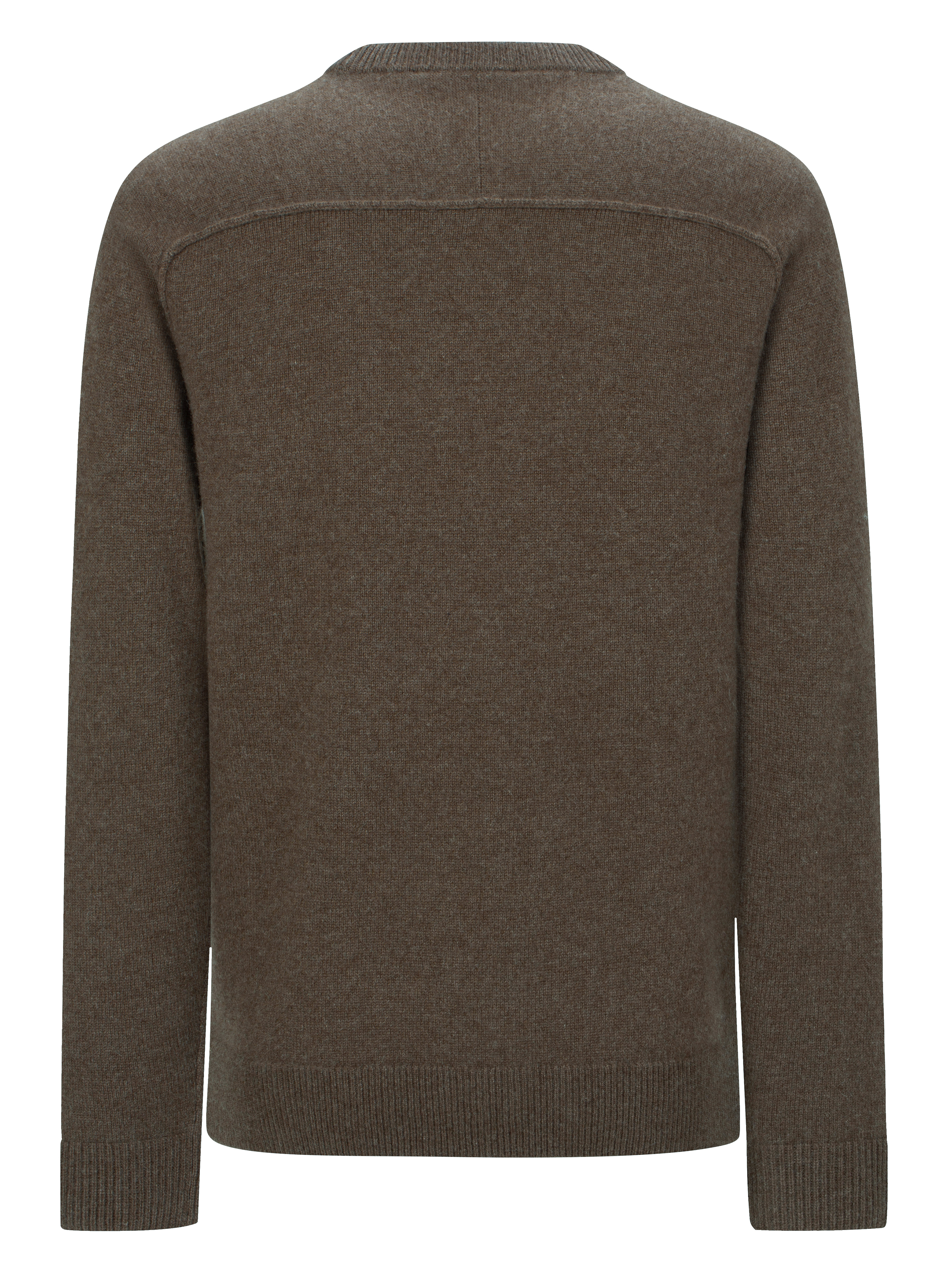 Grønli Cashmere Sweater  Dark Brown Melange