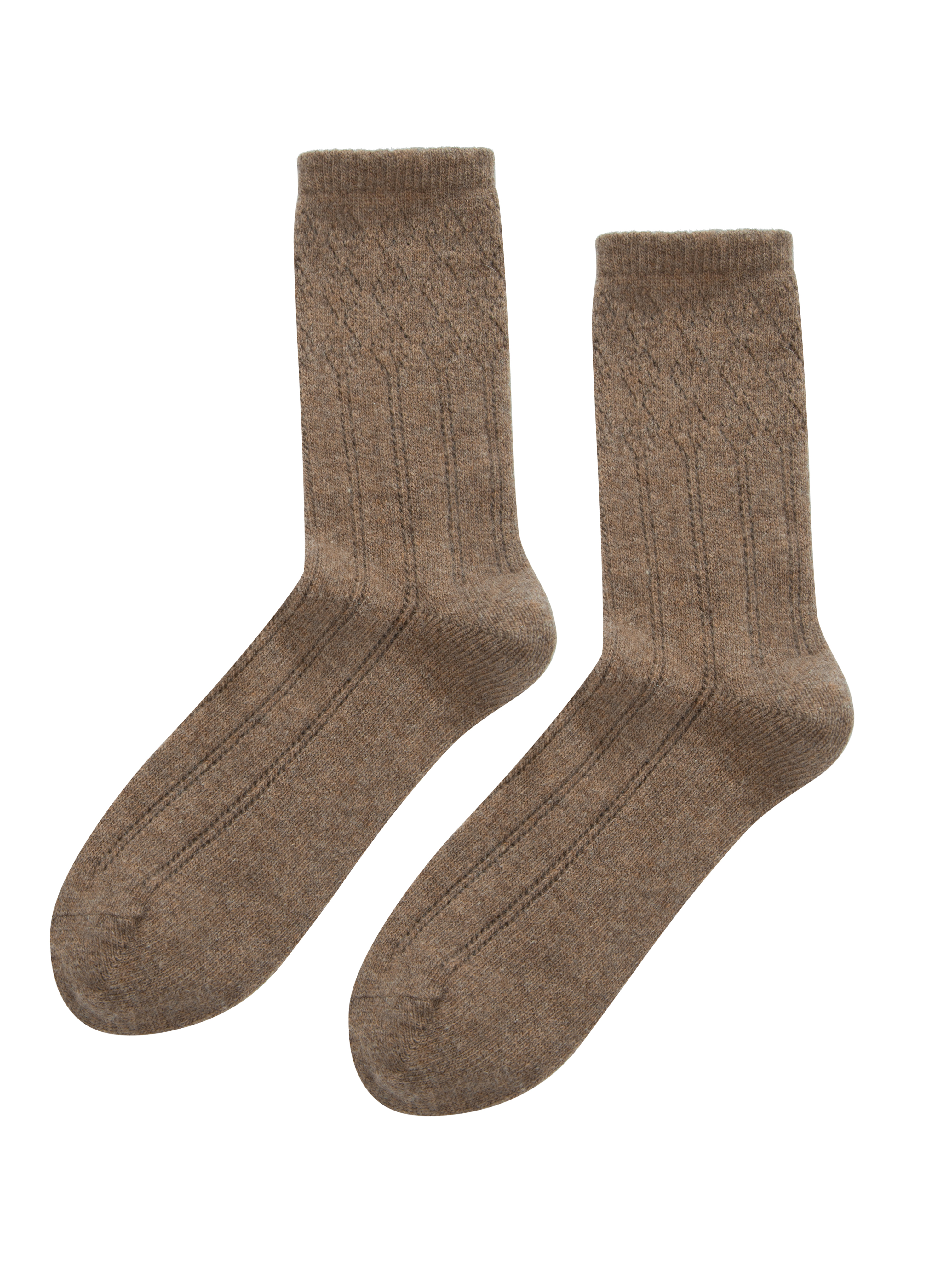 Lyngen Cashmere Socks Beige