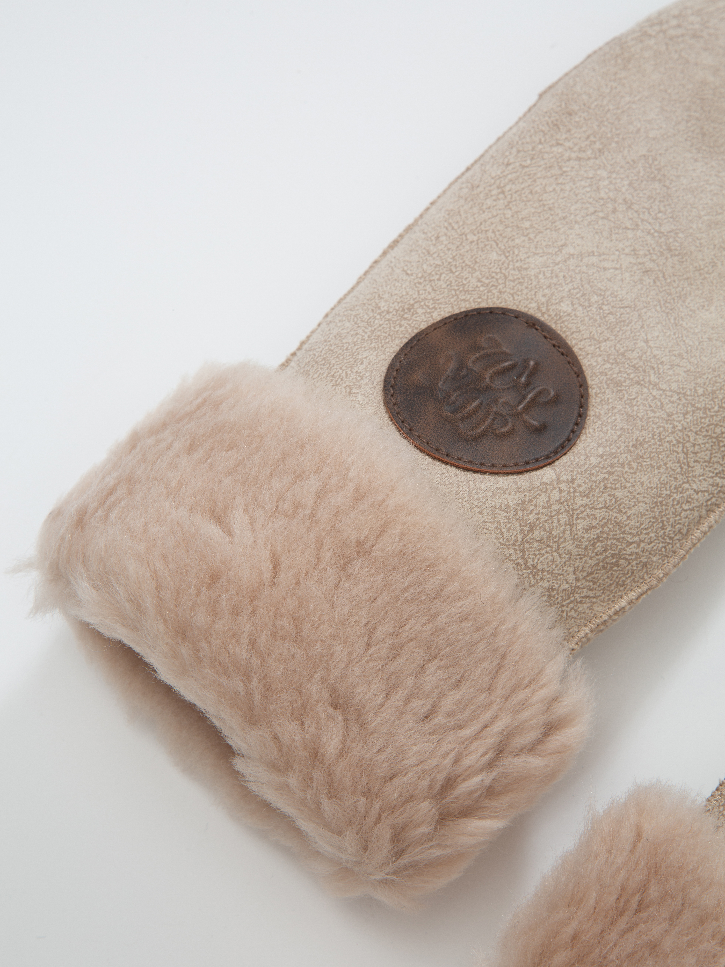 Solveggen Lambwool Mittens Champagne