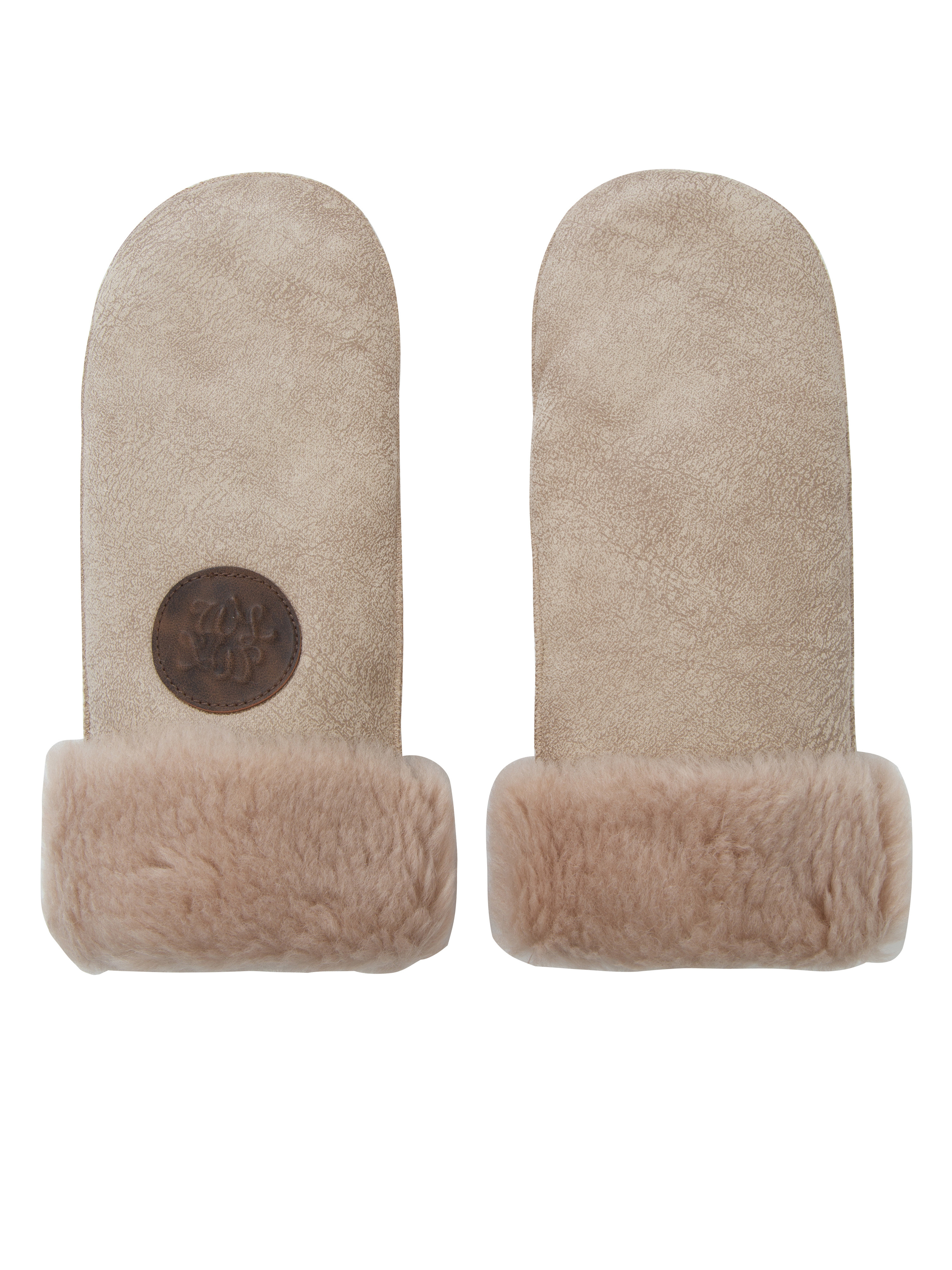 Solveggen Lambwool Mittens Champagne