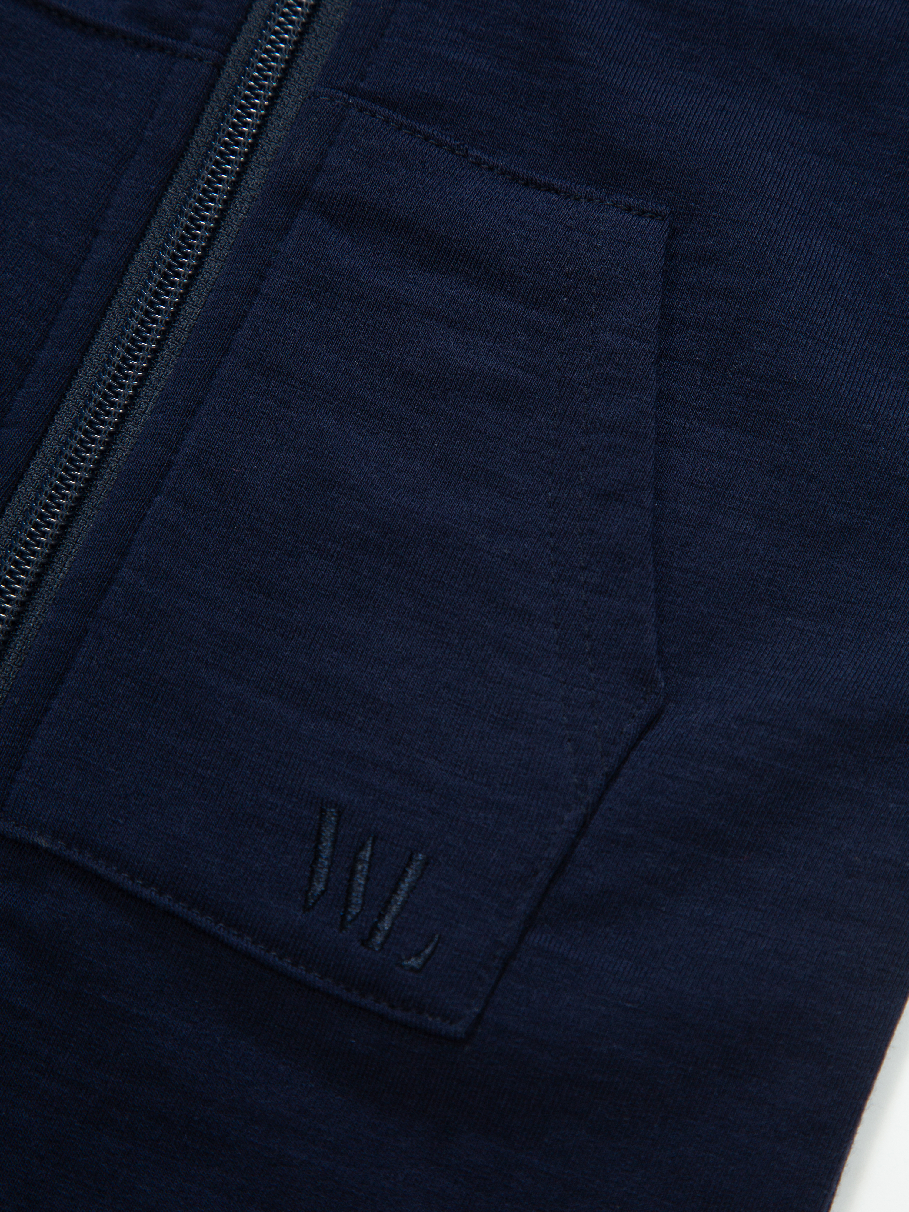 Bergen Wool Overall  Blue Ink