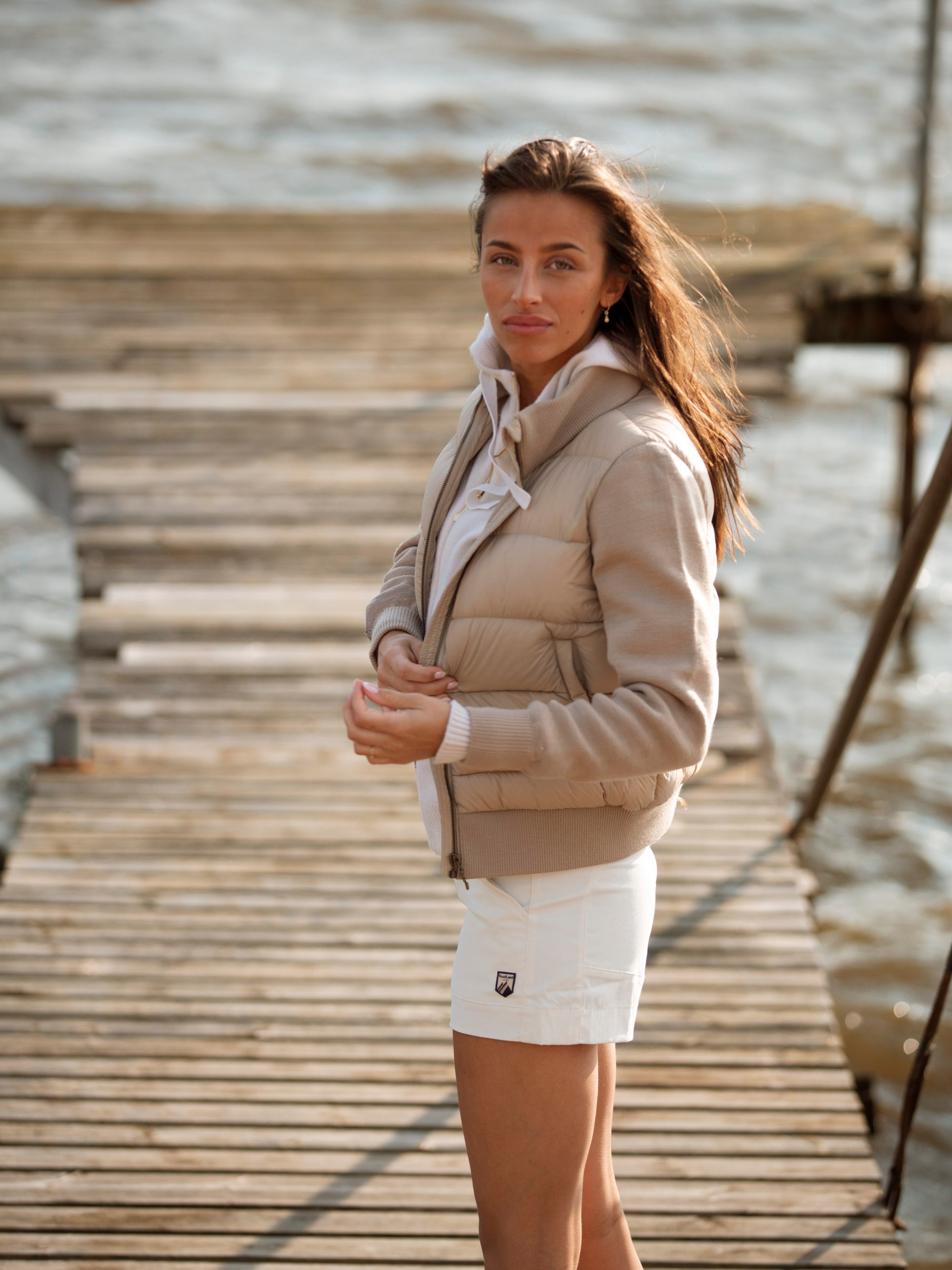Elvdal Down Jacket  Latte