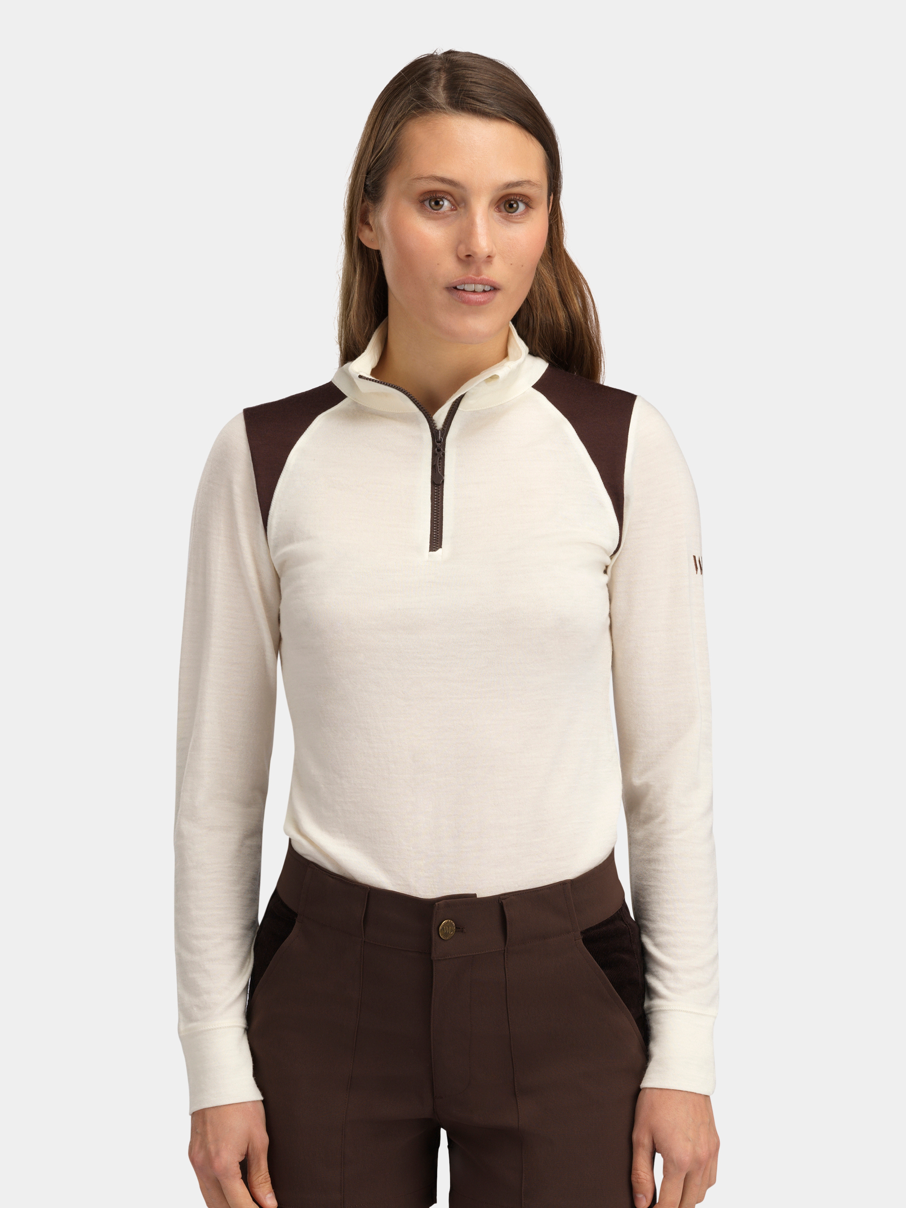 Hilleknuten Long Sleeve Sweater Hot Fudge