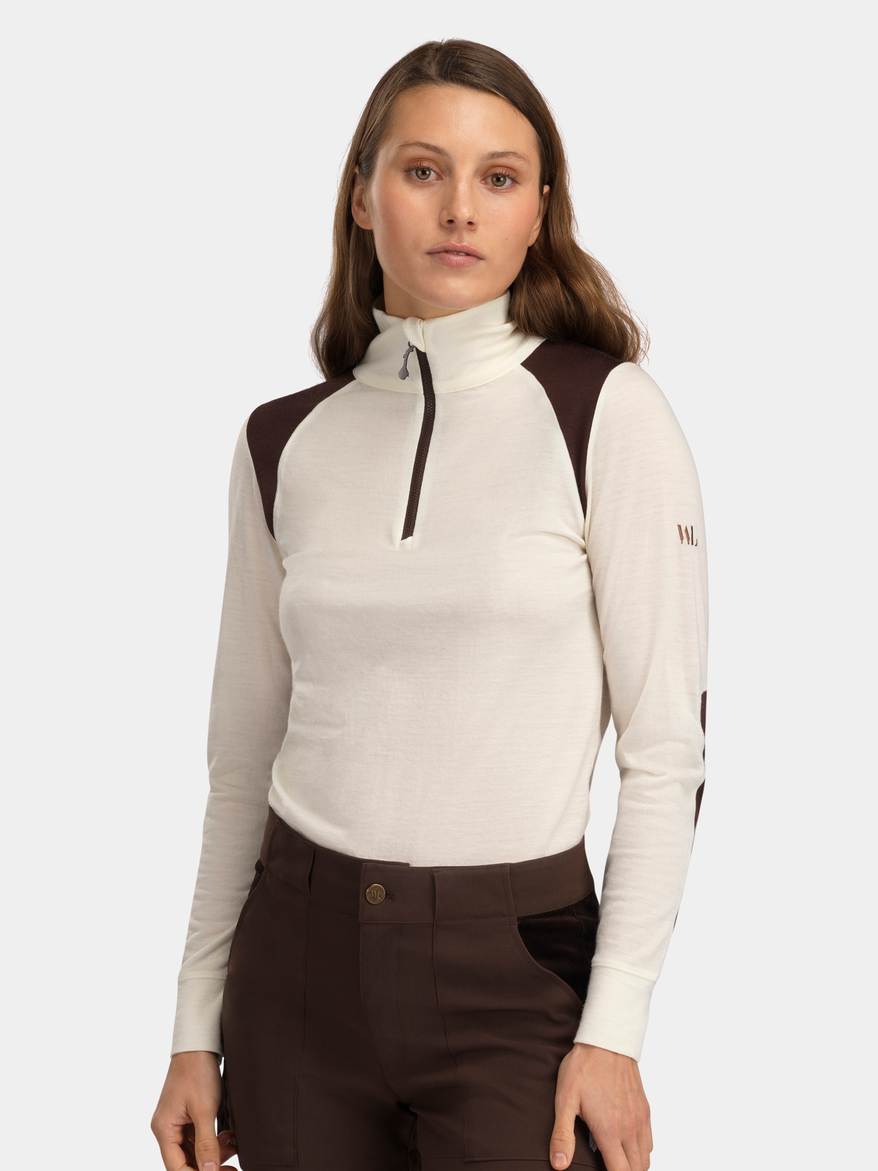 Hilleknuten Long Sleeve Sweater Hot Fudge