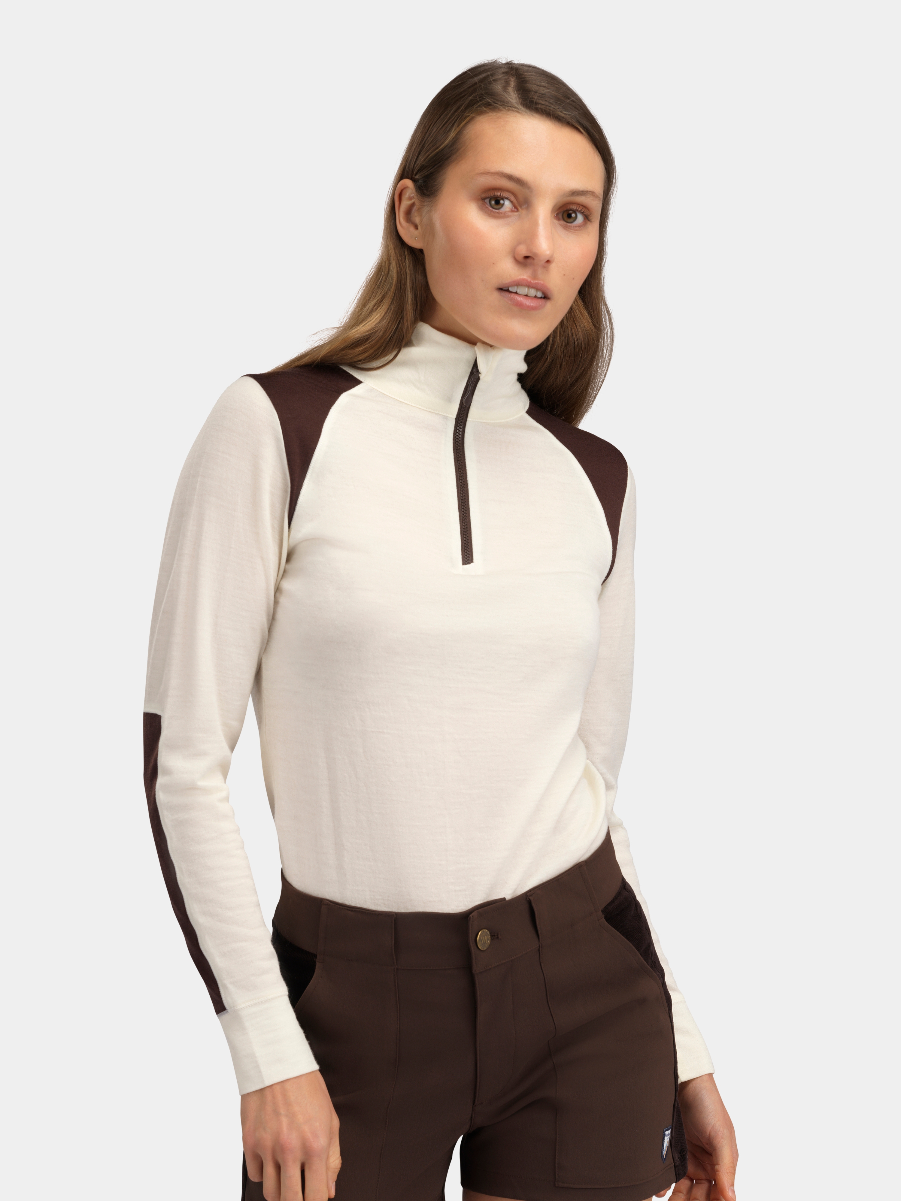 Hilleknuten Long Sleeve Sweater Hot Fudge