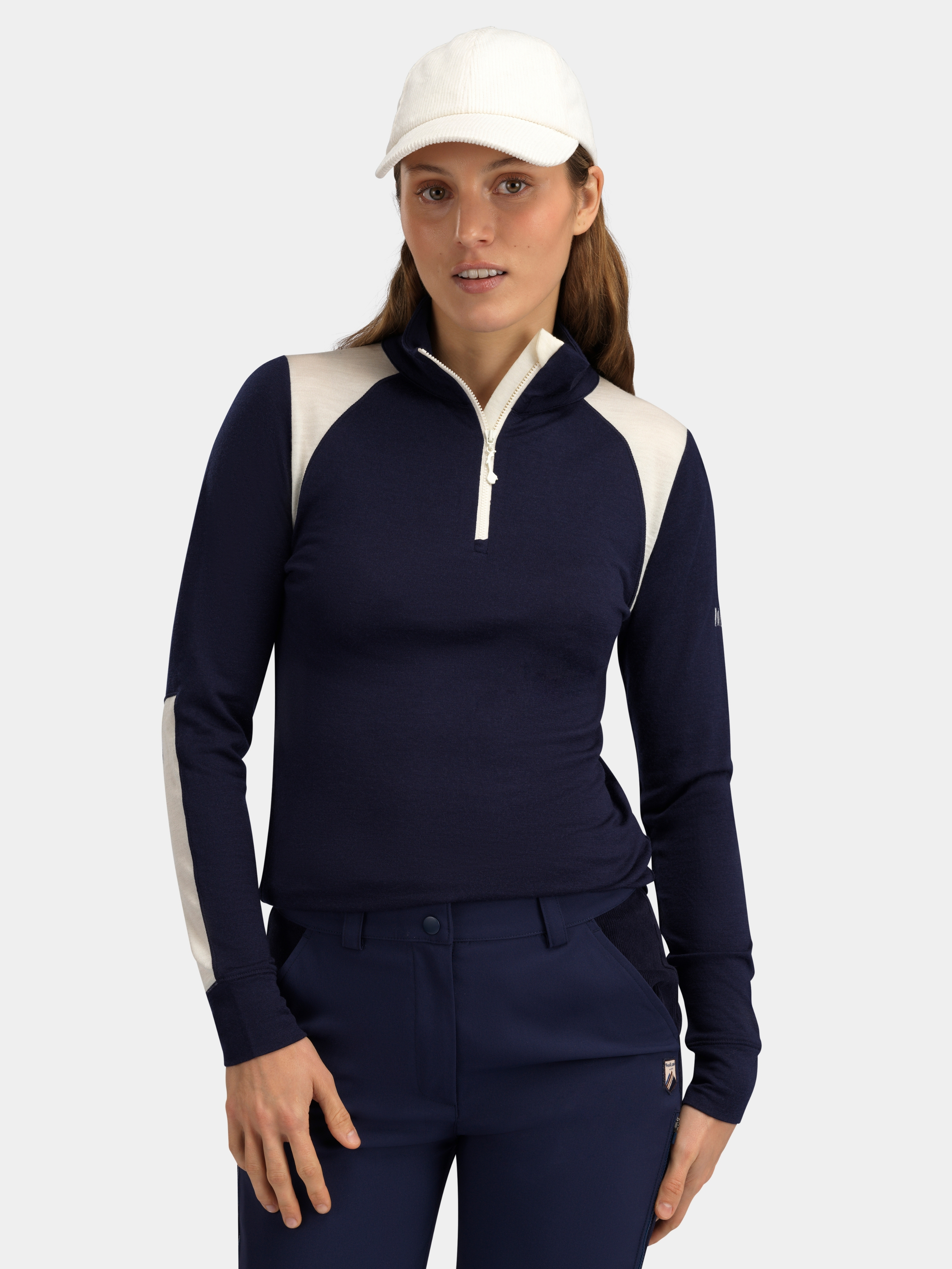 Hilleknuten Long Sleeve Sweater Blue Ink