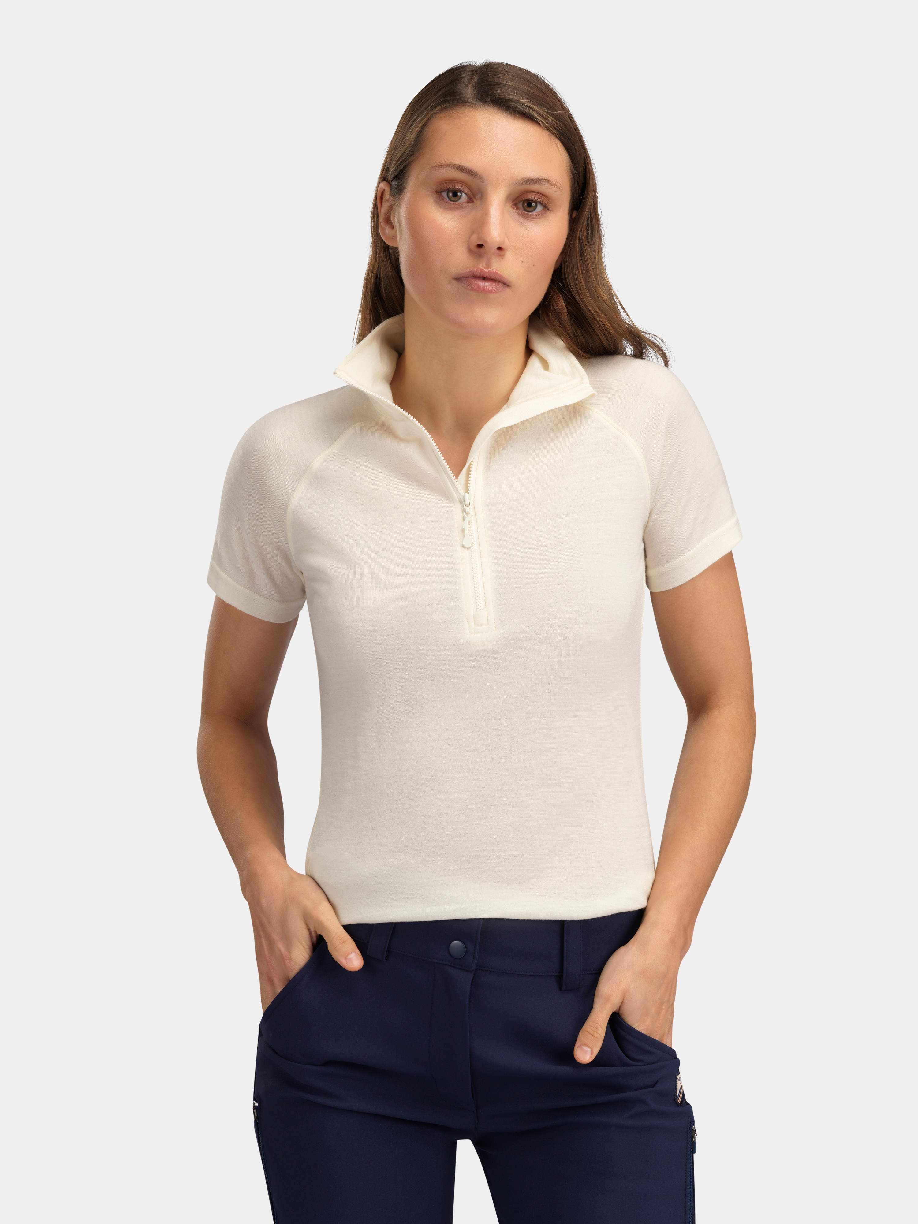 Hilleknuten Short Sleeve Top Snow White