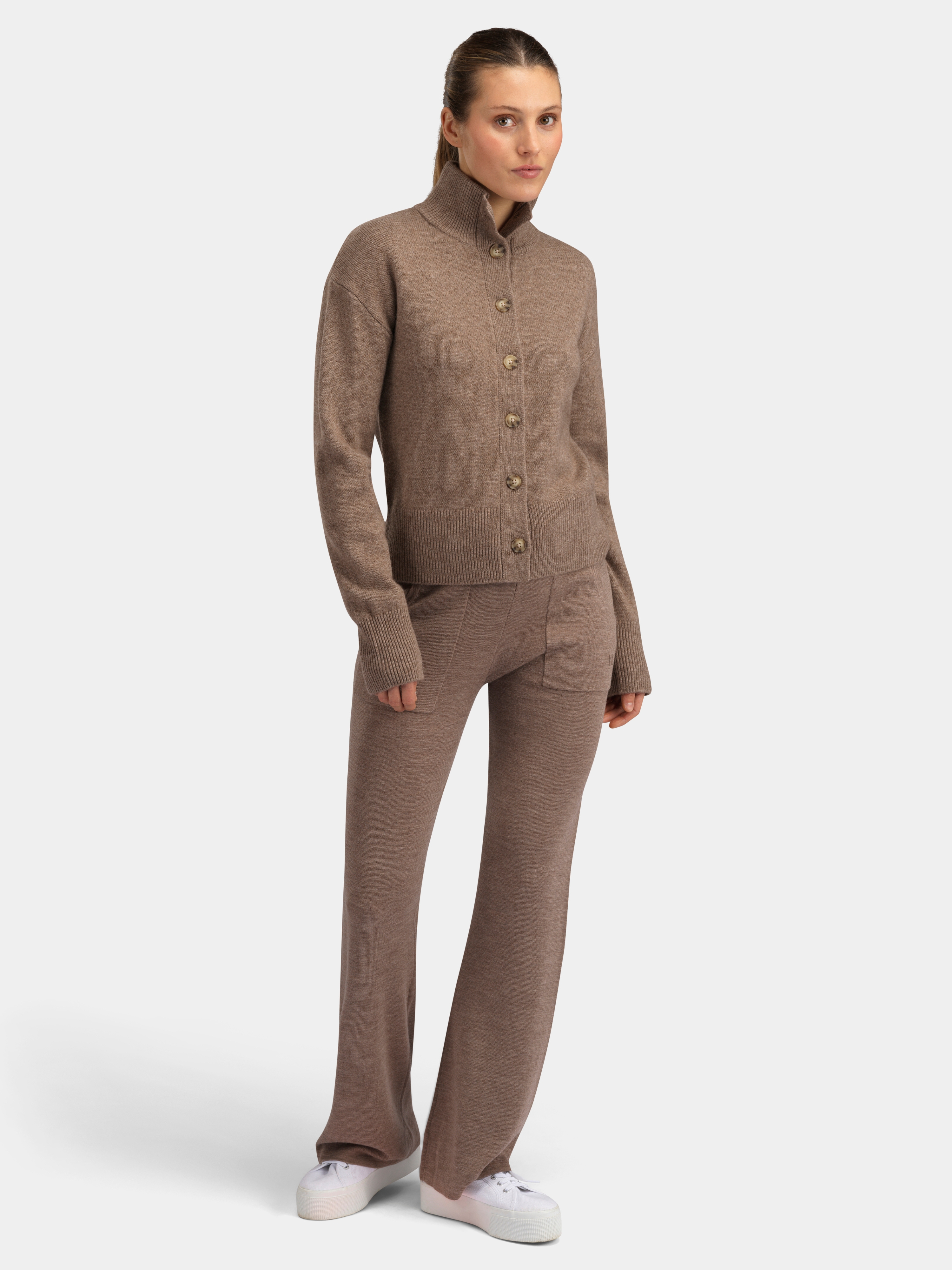 Justatinden Buttoned Jacket Woman Nougat
