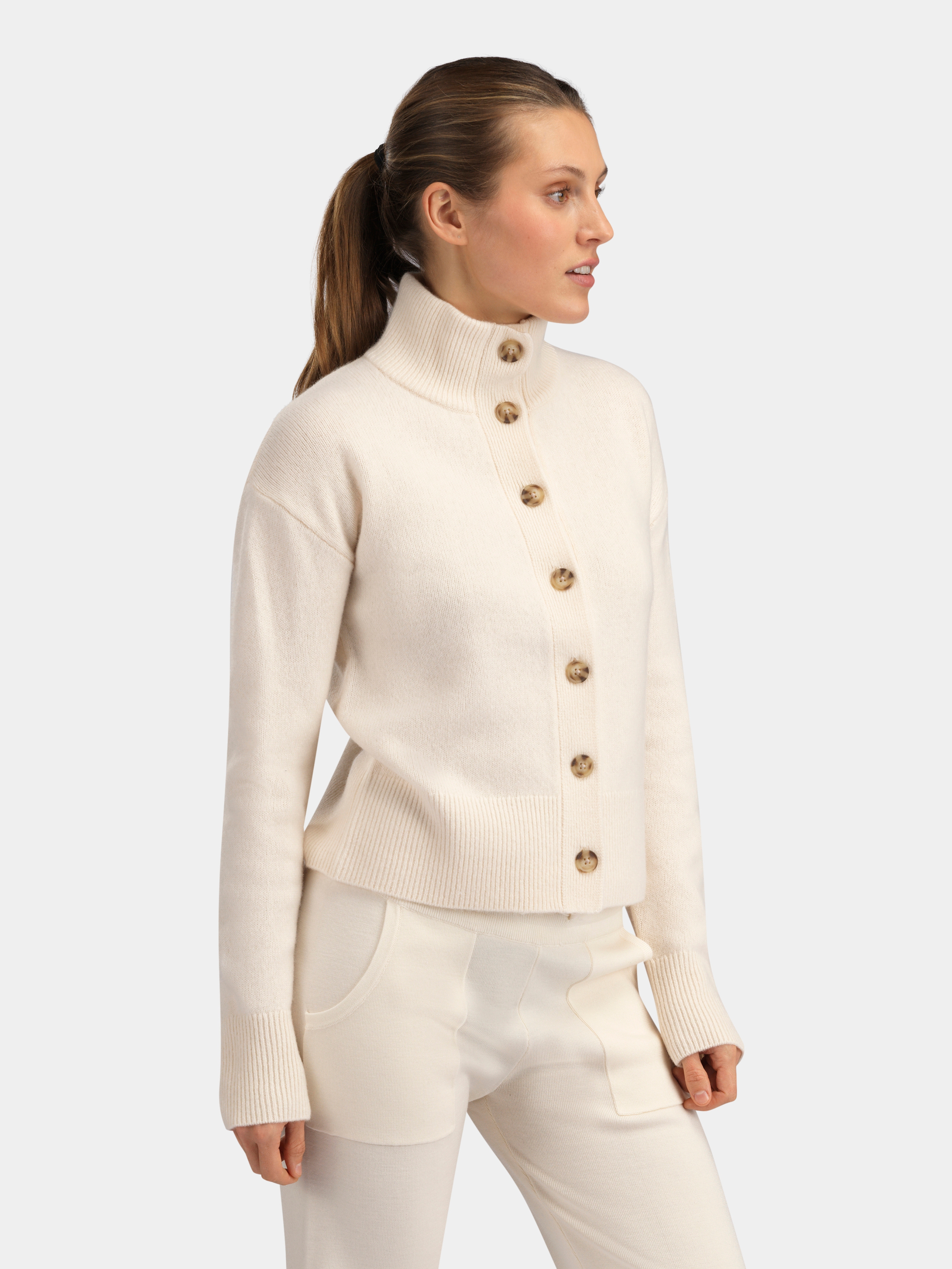 Justatinden Buttoned Jacket Woman Snow White