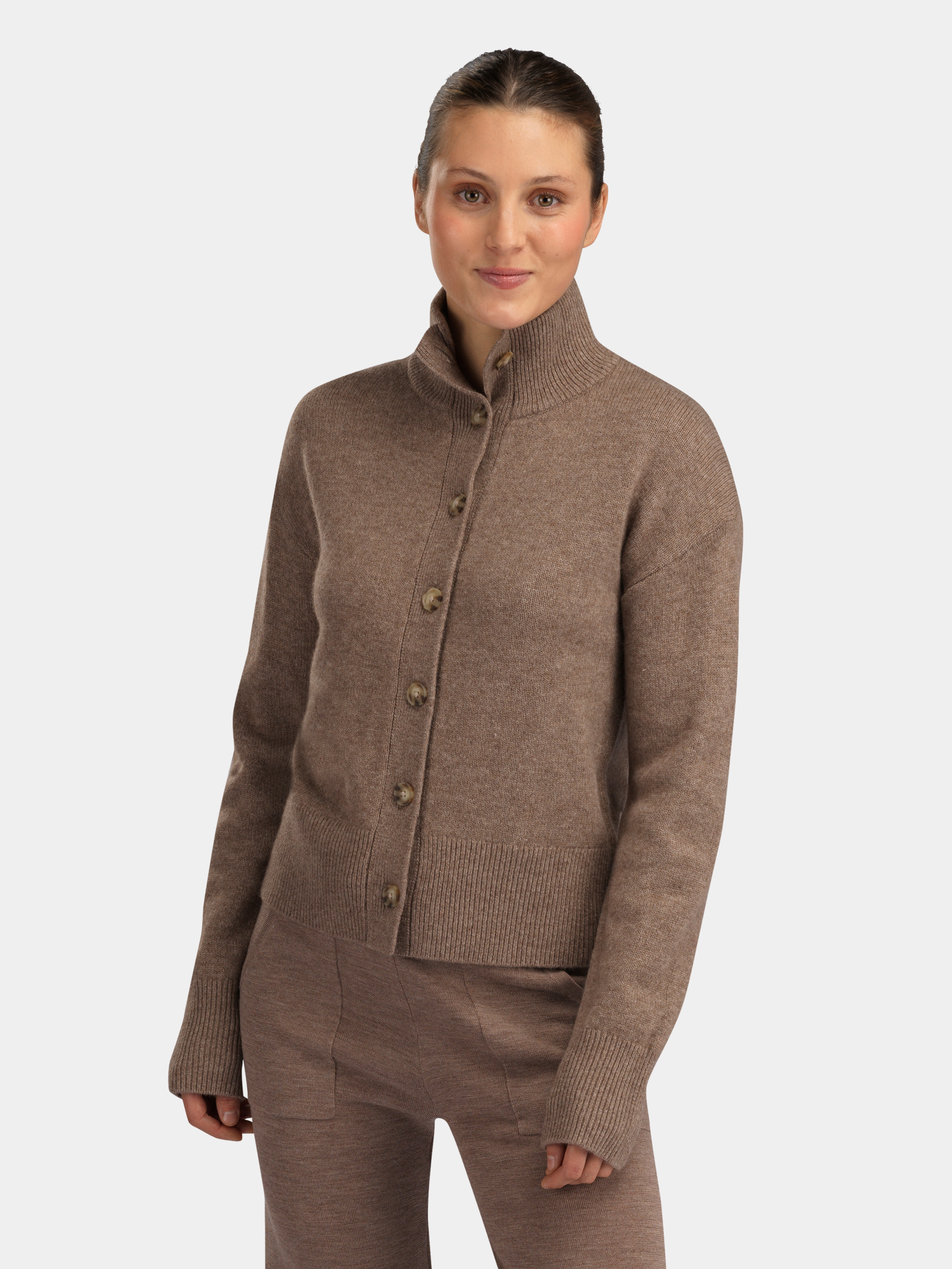 Justatinden Buttoned Jacket Woman Nougat