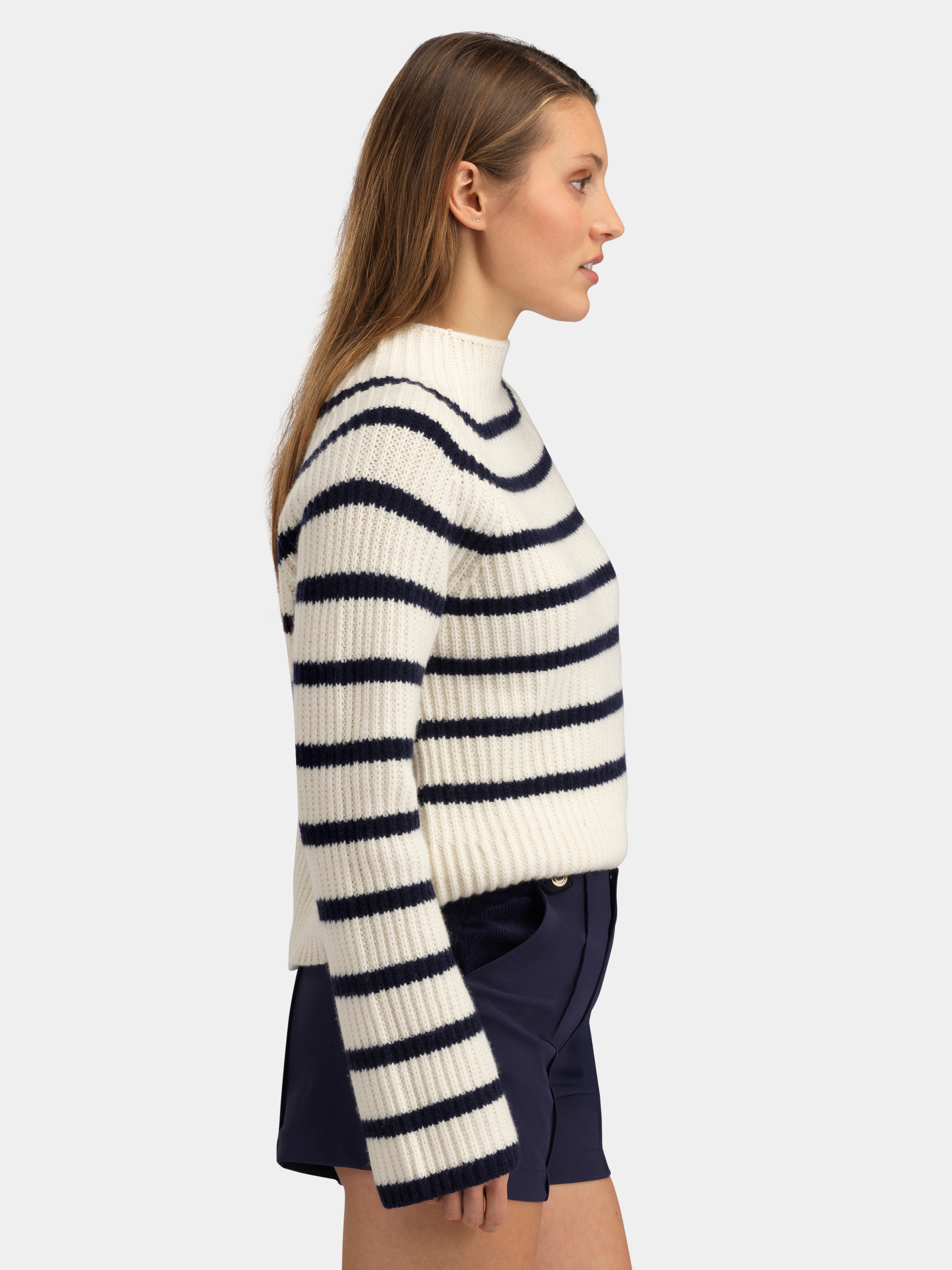 Kråkerøy Knitted Sweater Woman Dark Blue