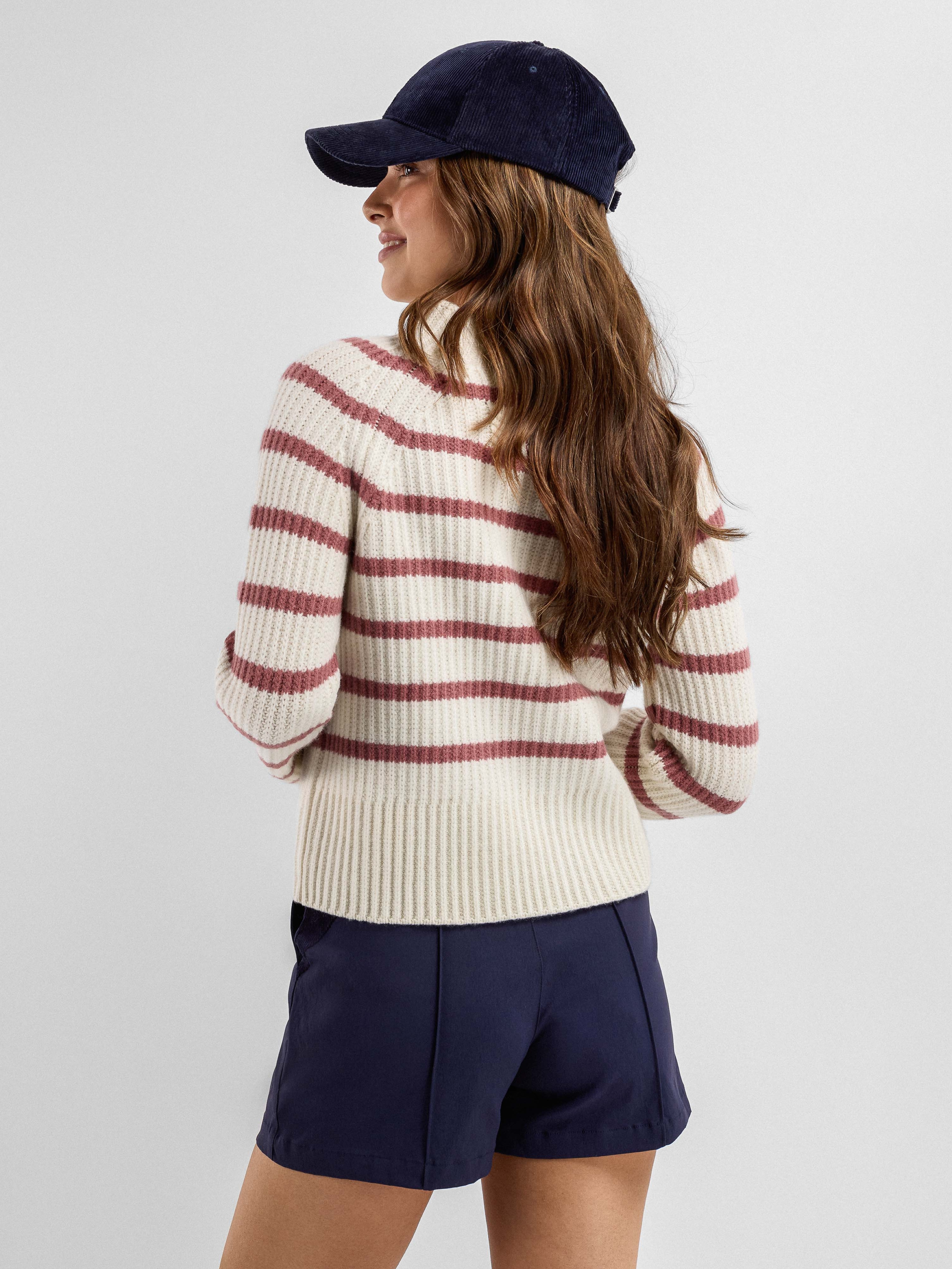 Kråkerøy Knitted Sweater Woman Burned Rose