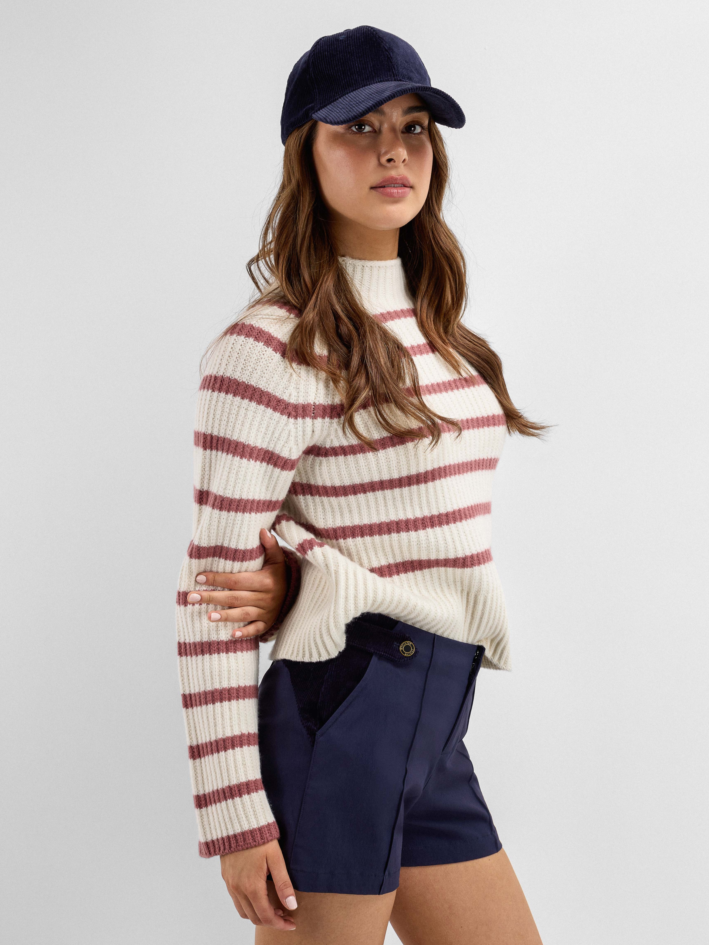 Kråkerøy Knitted Sweater Woman Burned Rose