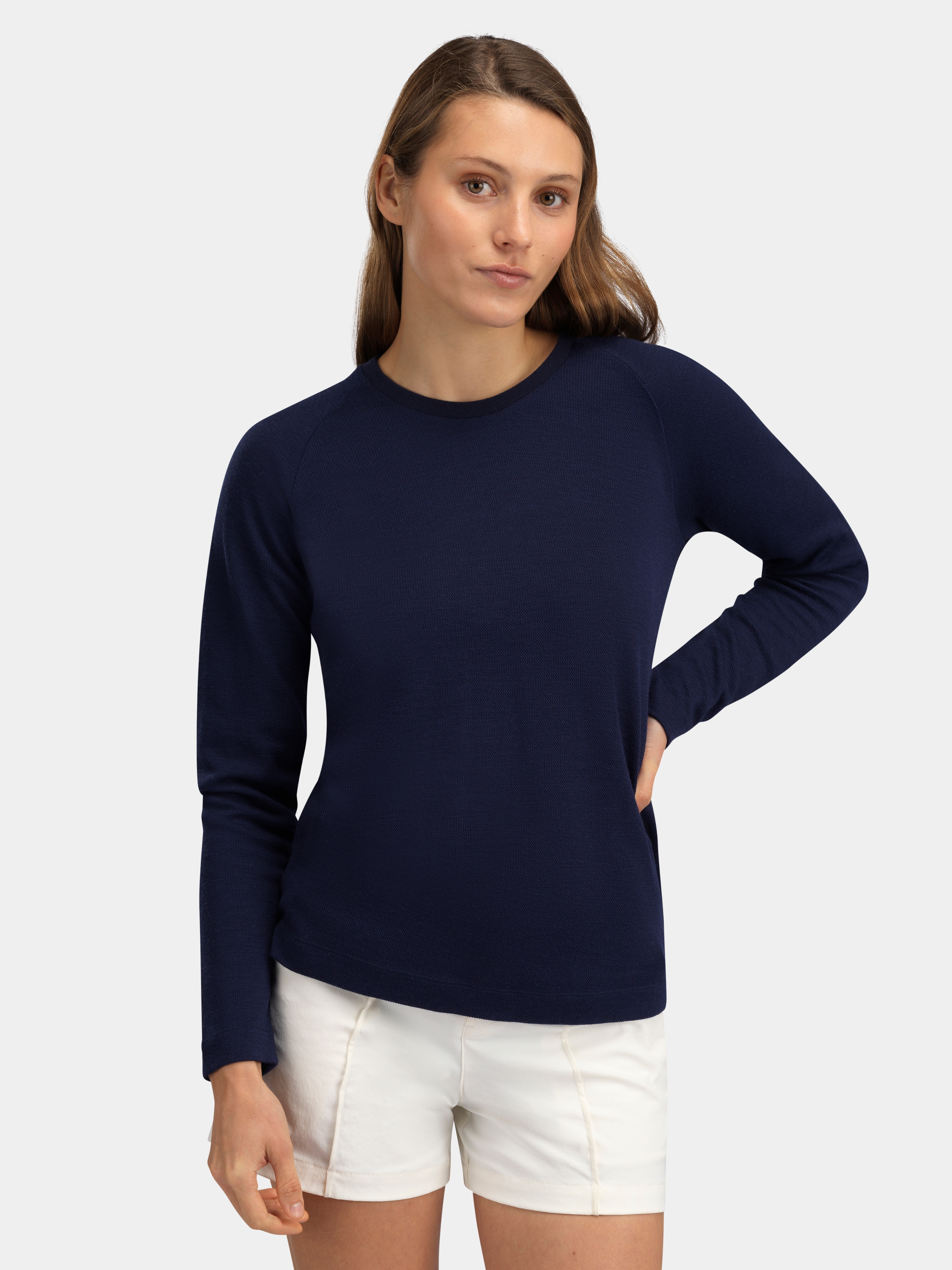 Lågen Merino Longsleeve Blue Ink