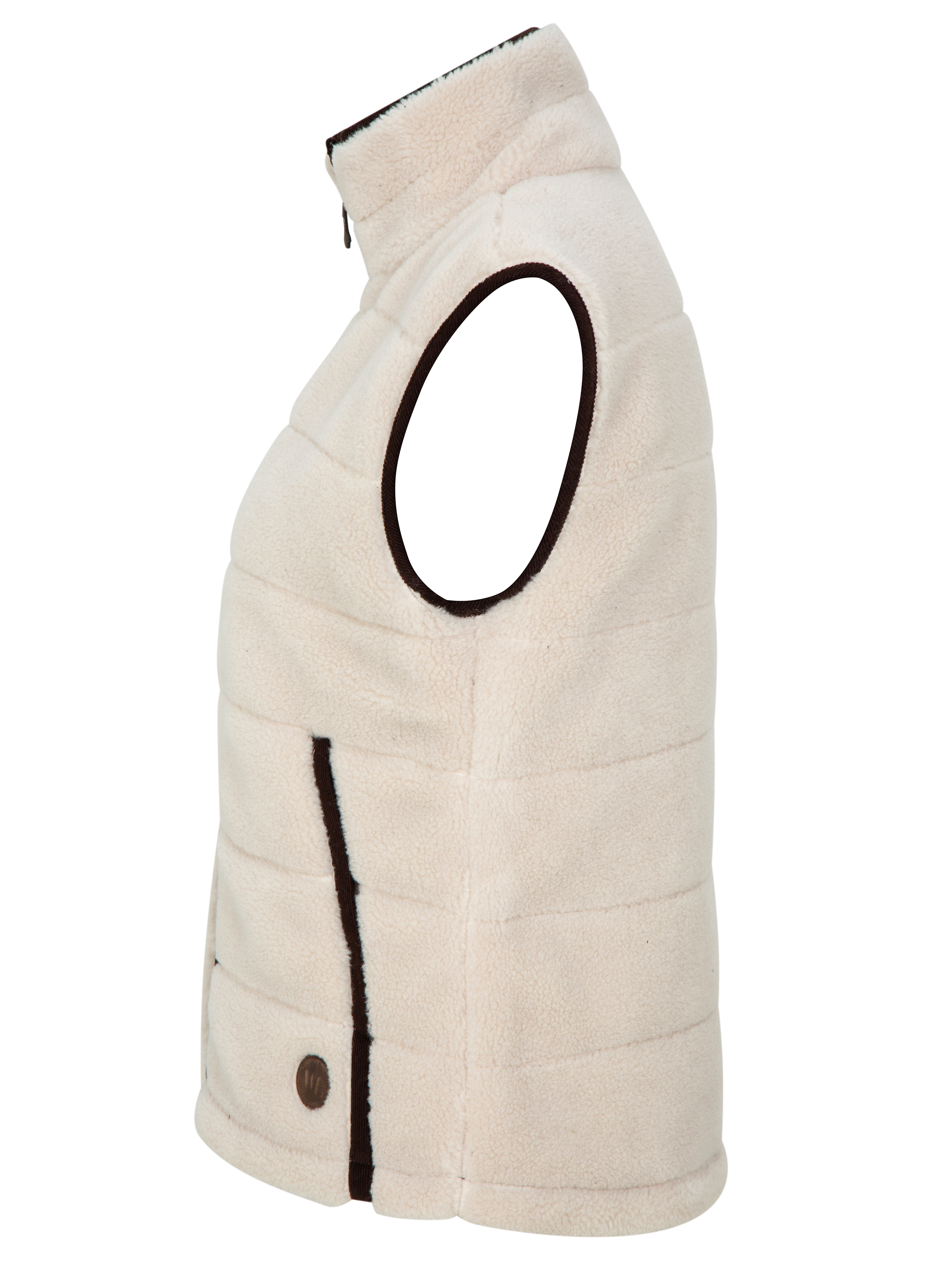 Nusfjord Fleece Vest  Sheep With Brown