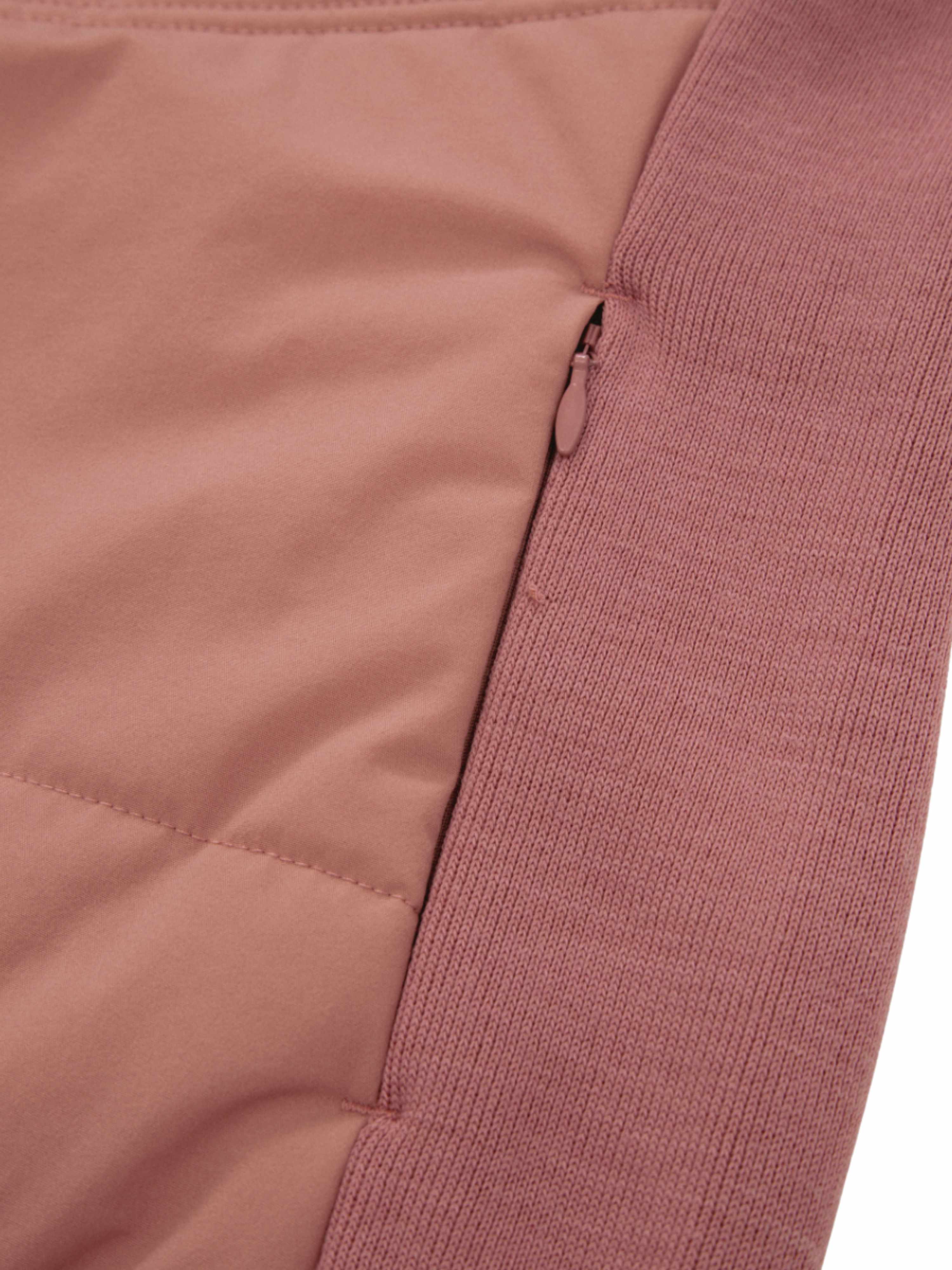 Rena Vest With Wool Padding Burned Rose