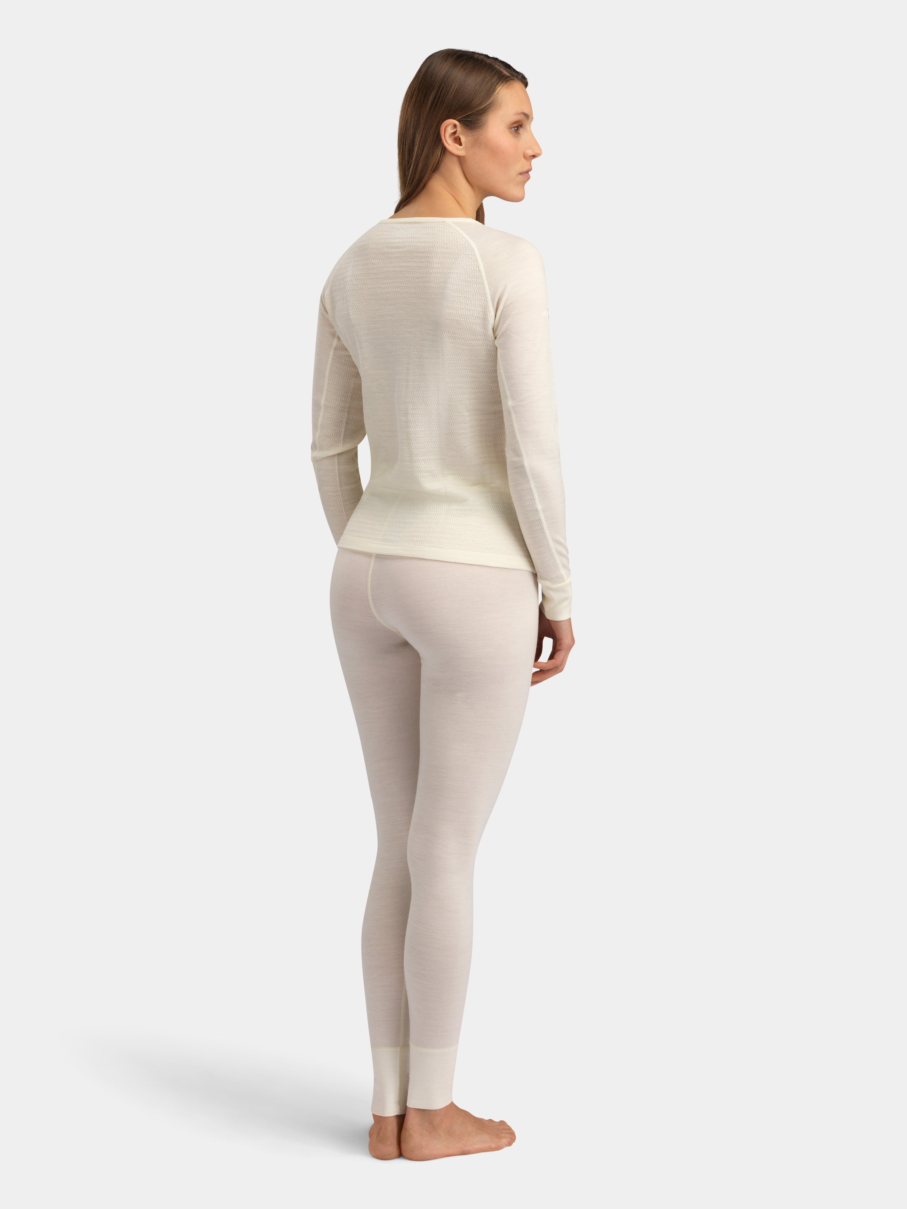 Rena Merino Base Layer Leggings Ivory