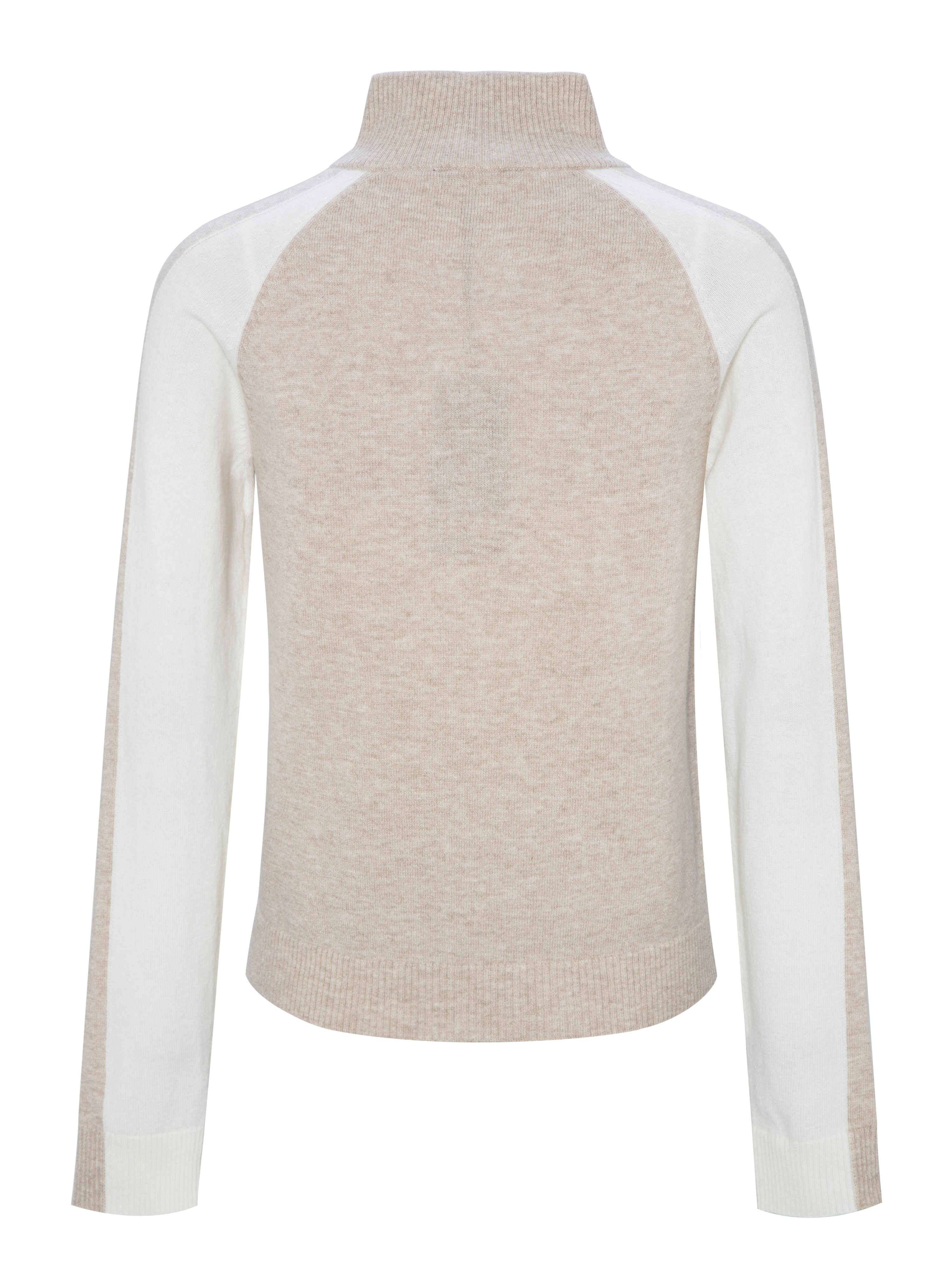 Risdalsfjellet Half-Zip Ullgenser Beige