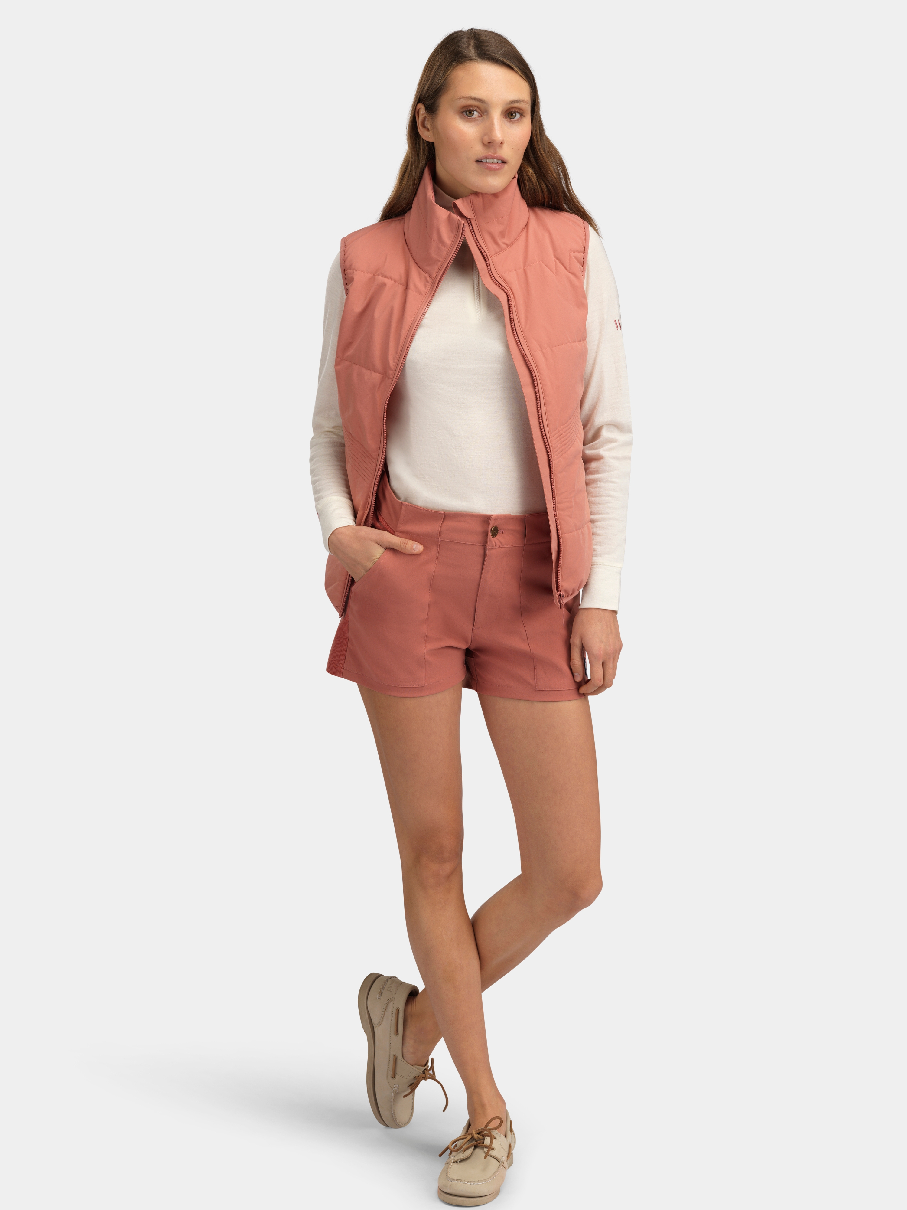 Romsdalseggen Courderoy Shorts  Burned Rose