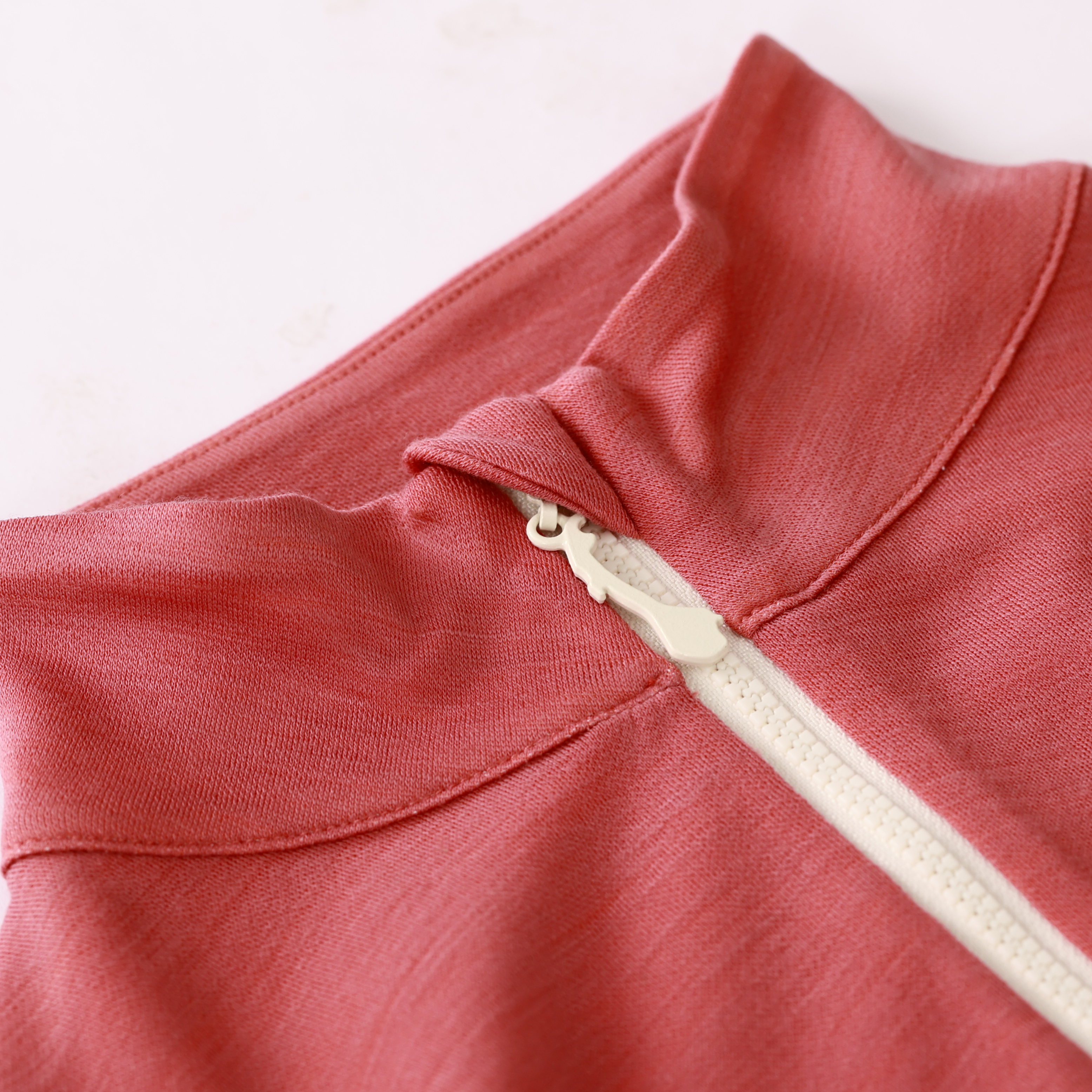 Ryten Half-Zip Burned Rose