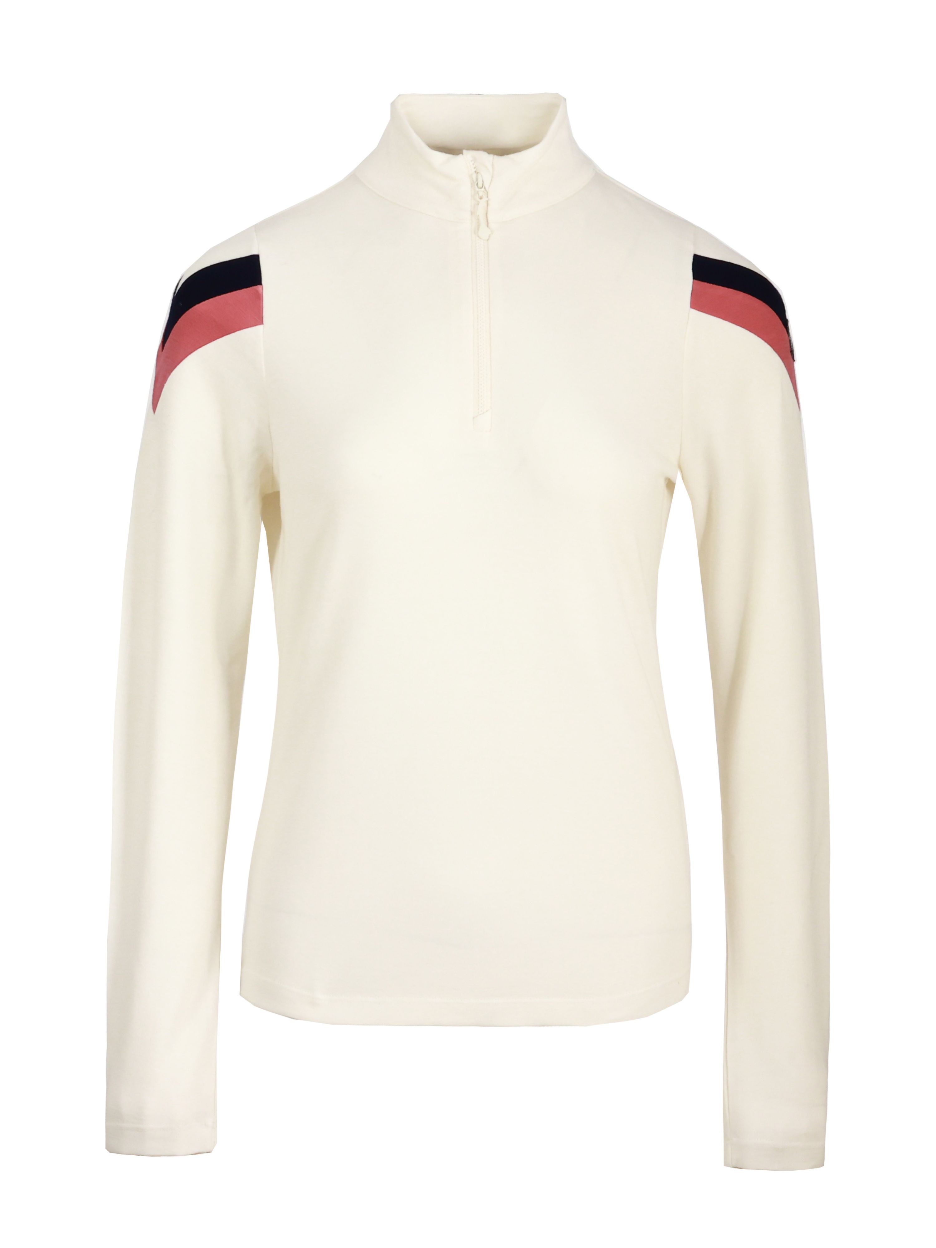 Ryten Half-Zip Ulltrøye Snow White and Burned Rose