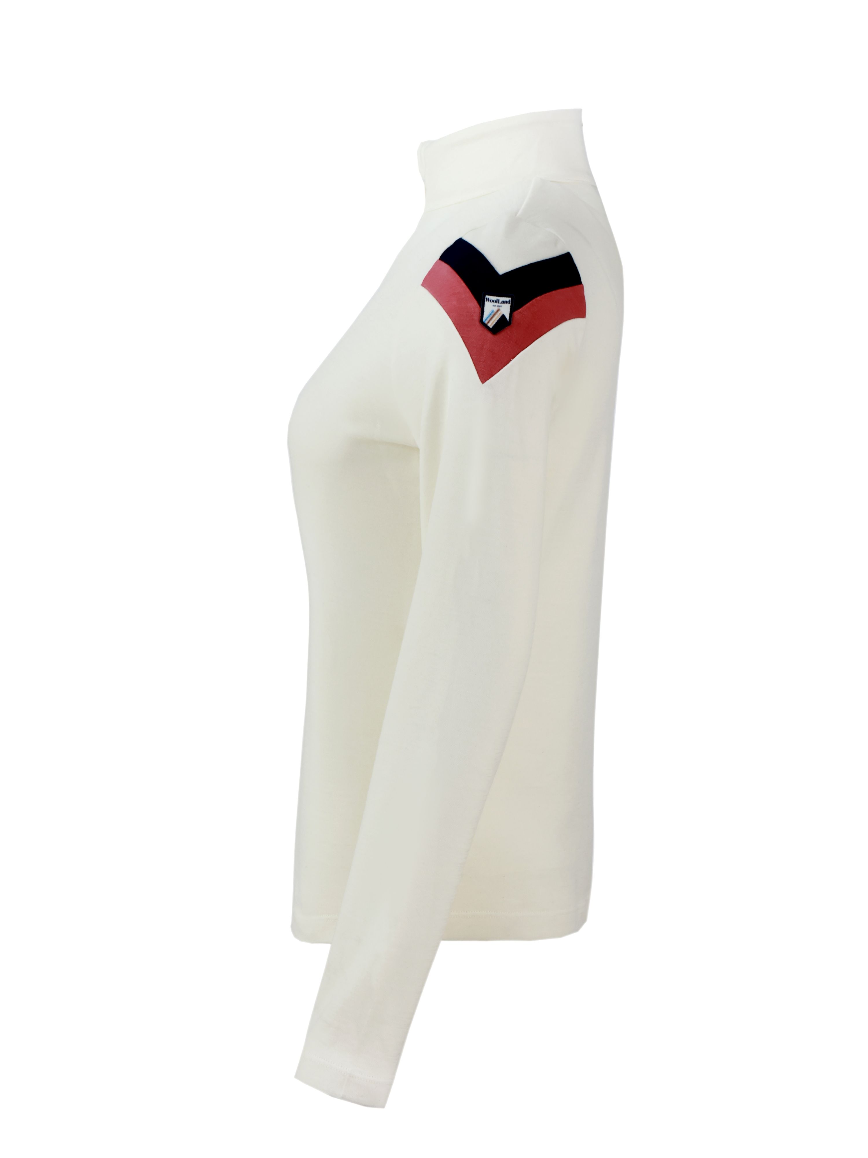 Ryten Half-Zip Ulltrøye Snow White and Burned Rose