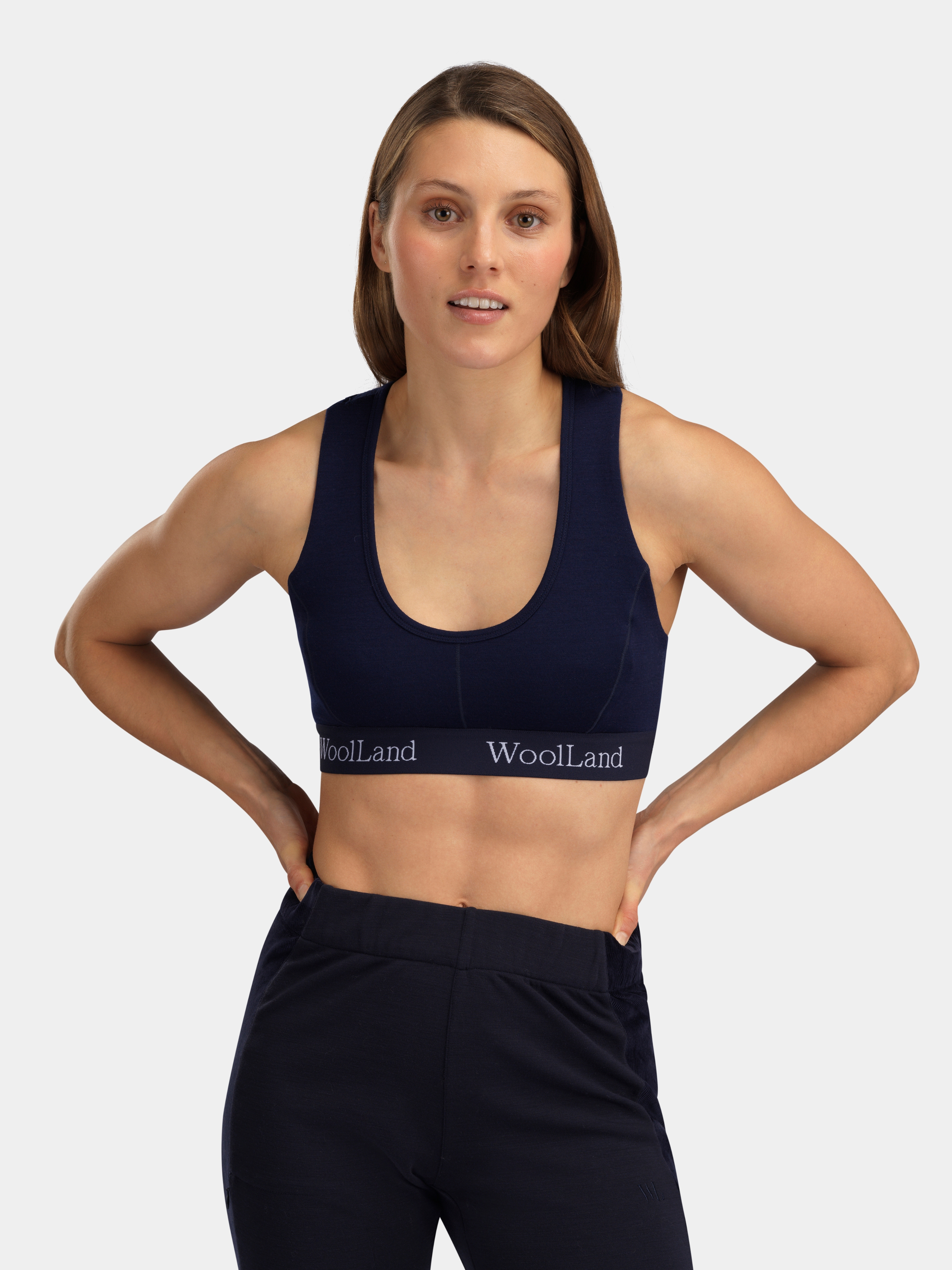 Sandfjellet Merino Bra Blue