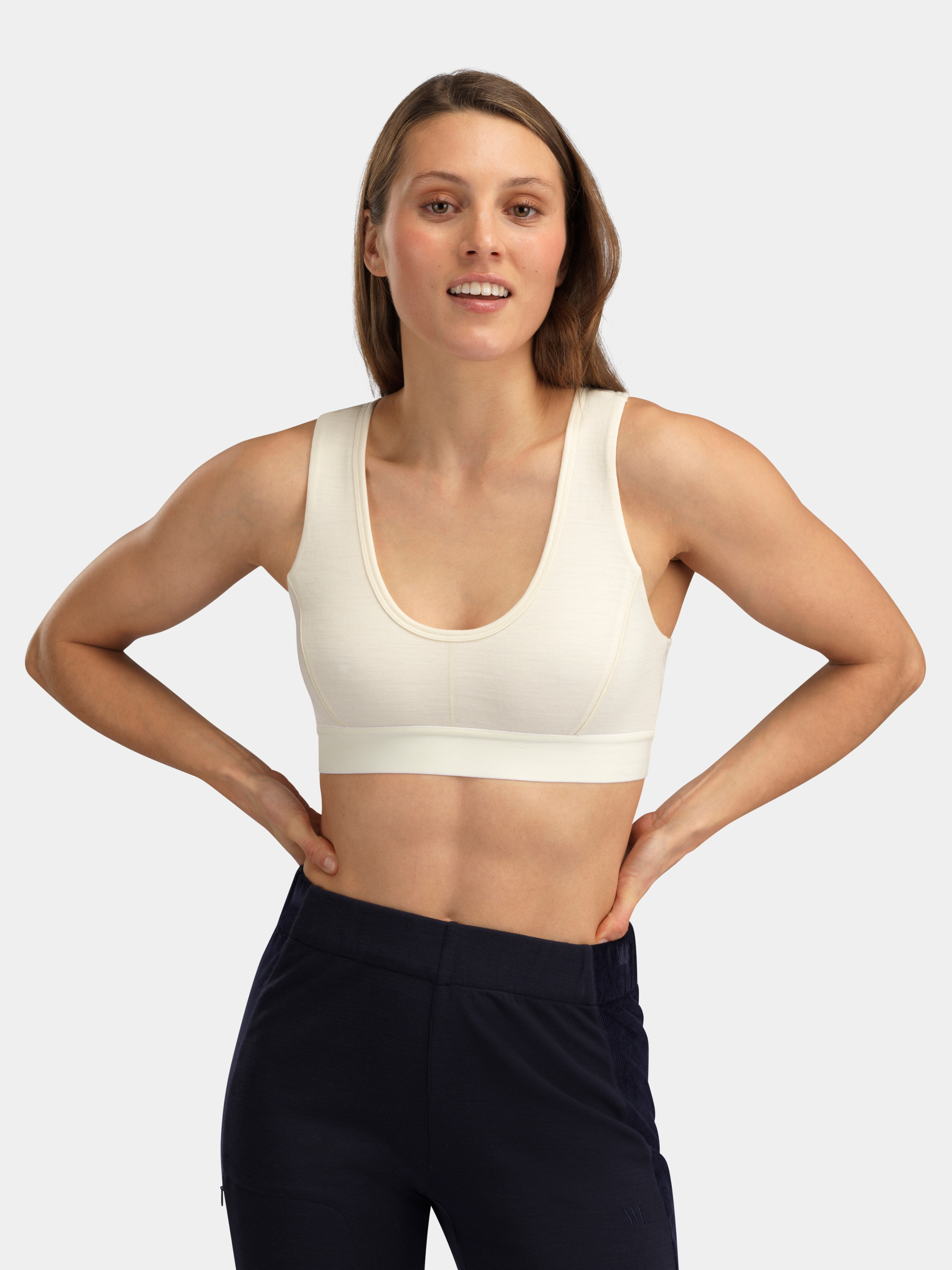 Sandfjellet Merino Bra White