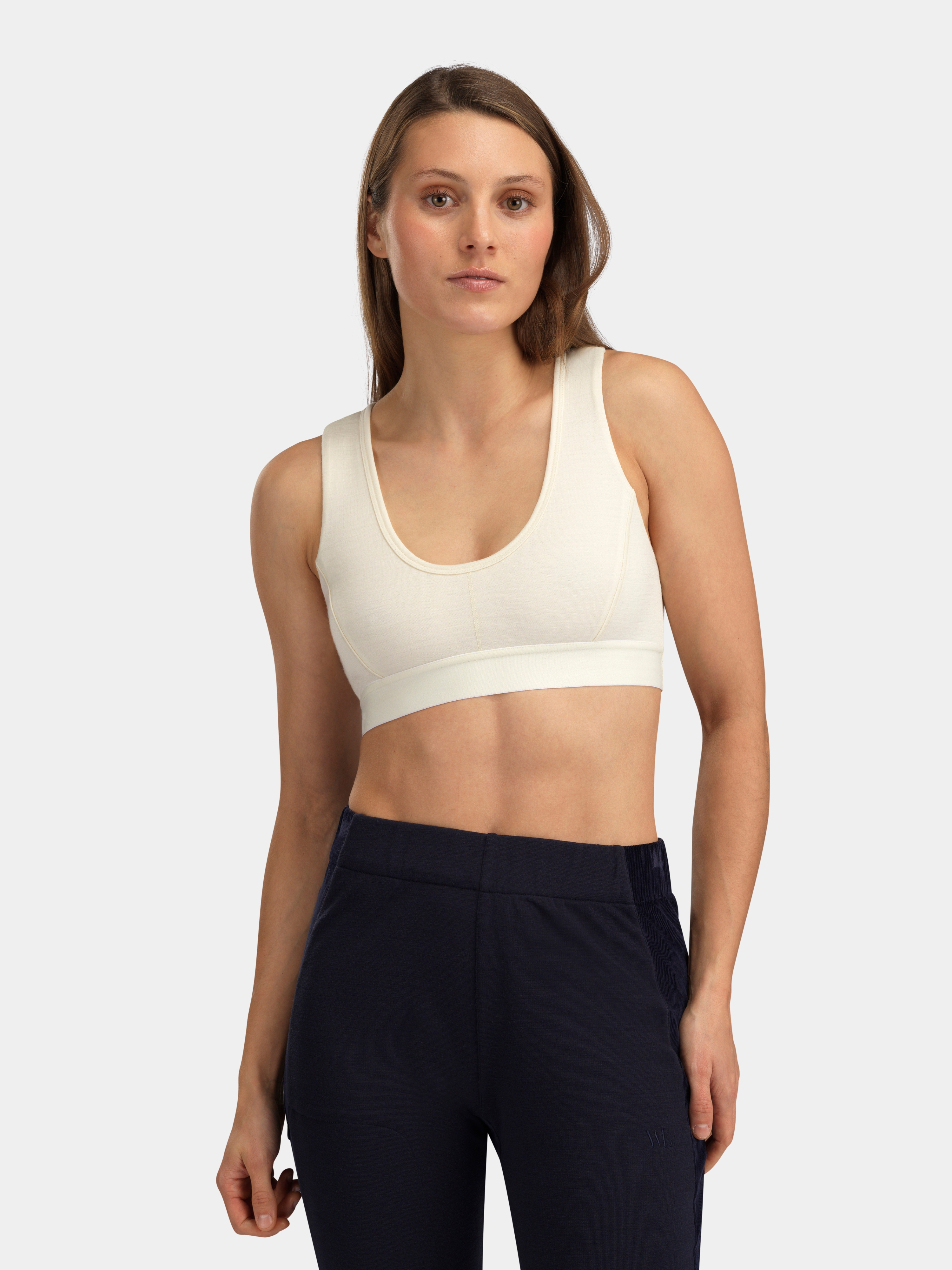 Sandfjellet Merino Bra White