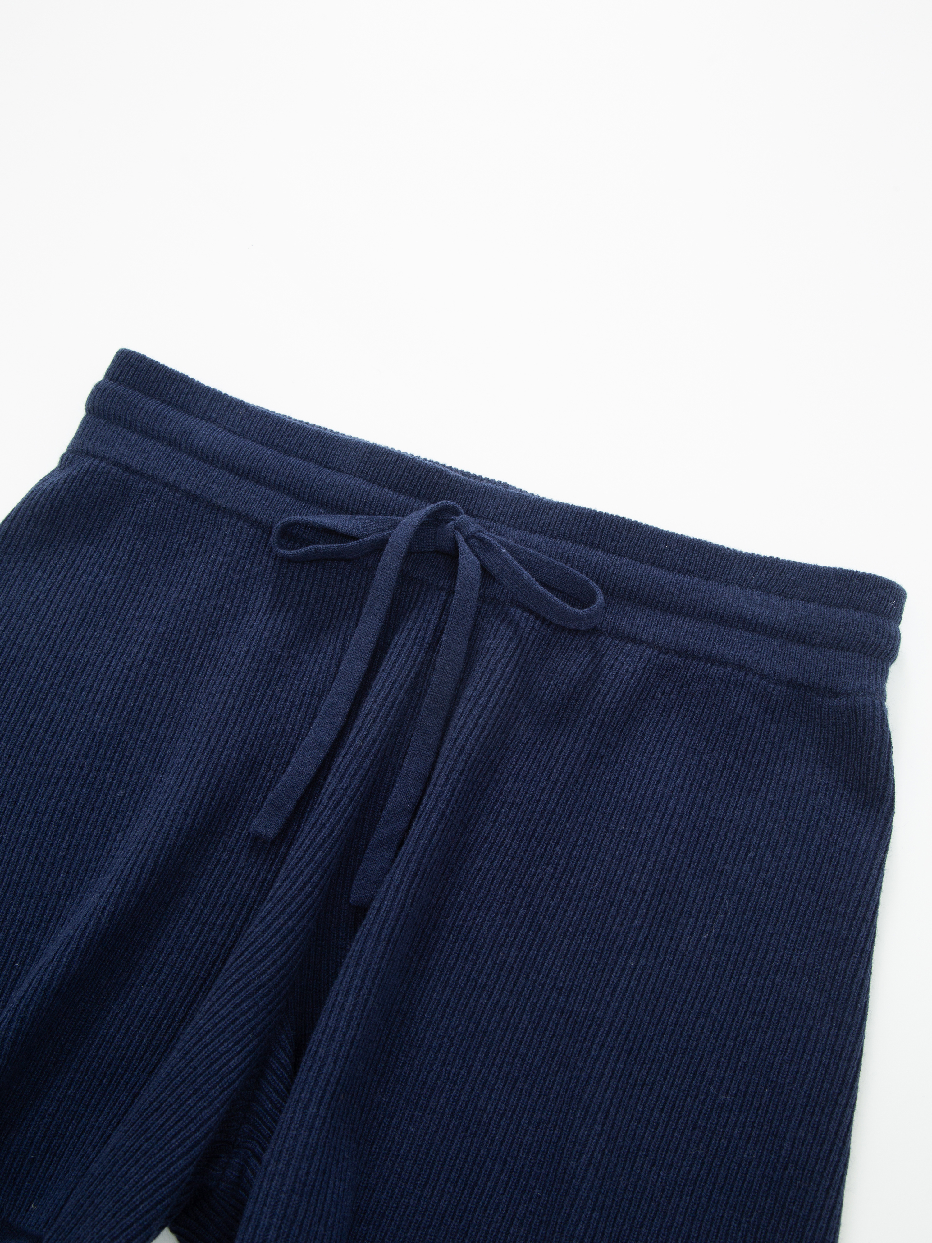 Skudeneshavn Ribbestrikket Shorts  Blue ink
